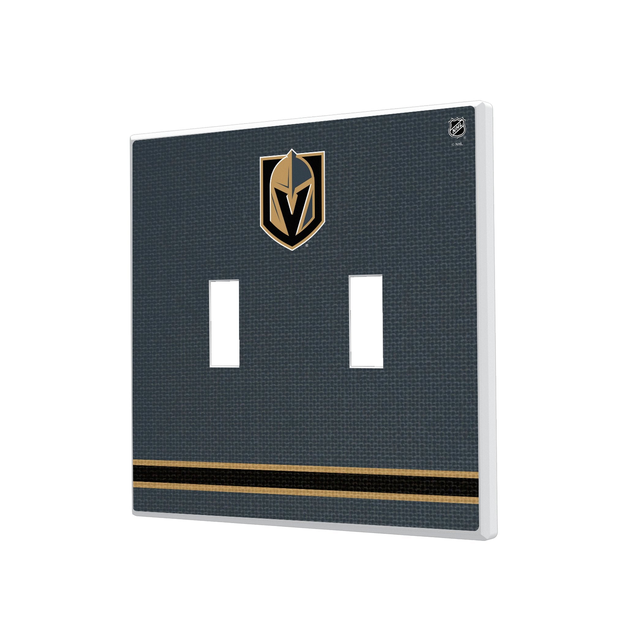 Vegas Golden Knights Stripe Hidden-Screw Light Switch Plate 3