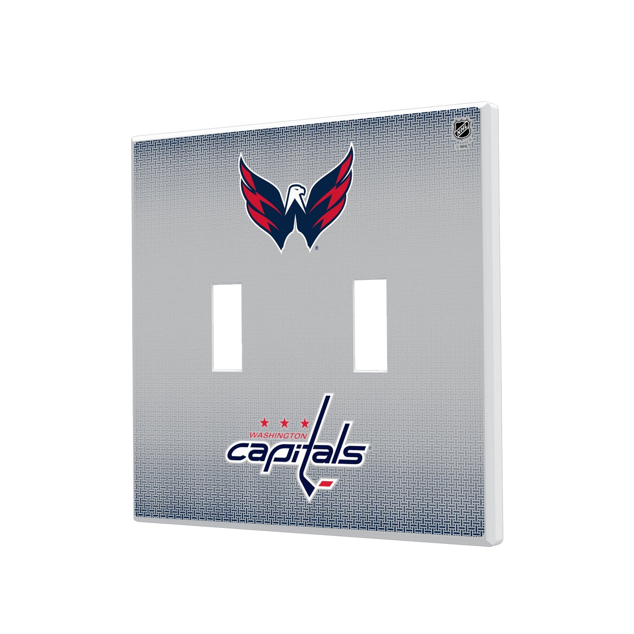Washington Capitals Linen Hidden-Screw Light Switch Plate 3