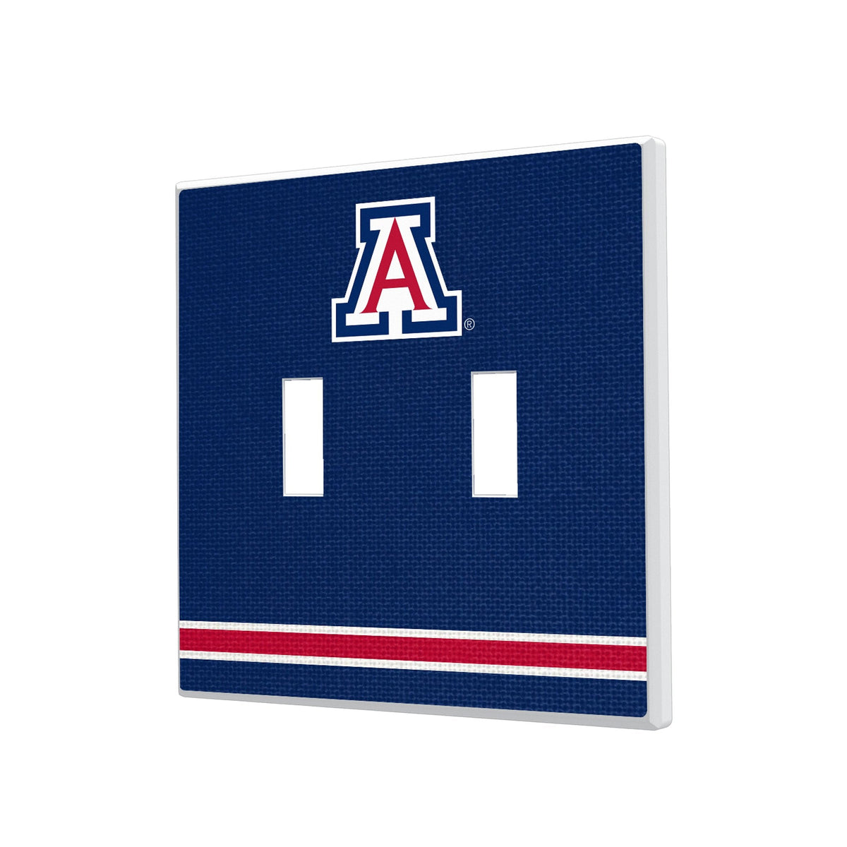 University of Arizona Wildcats Stripe Hidden-Screw Light Switch Plate 3
