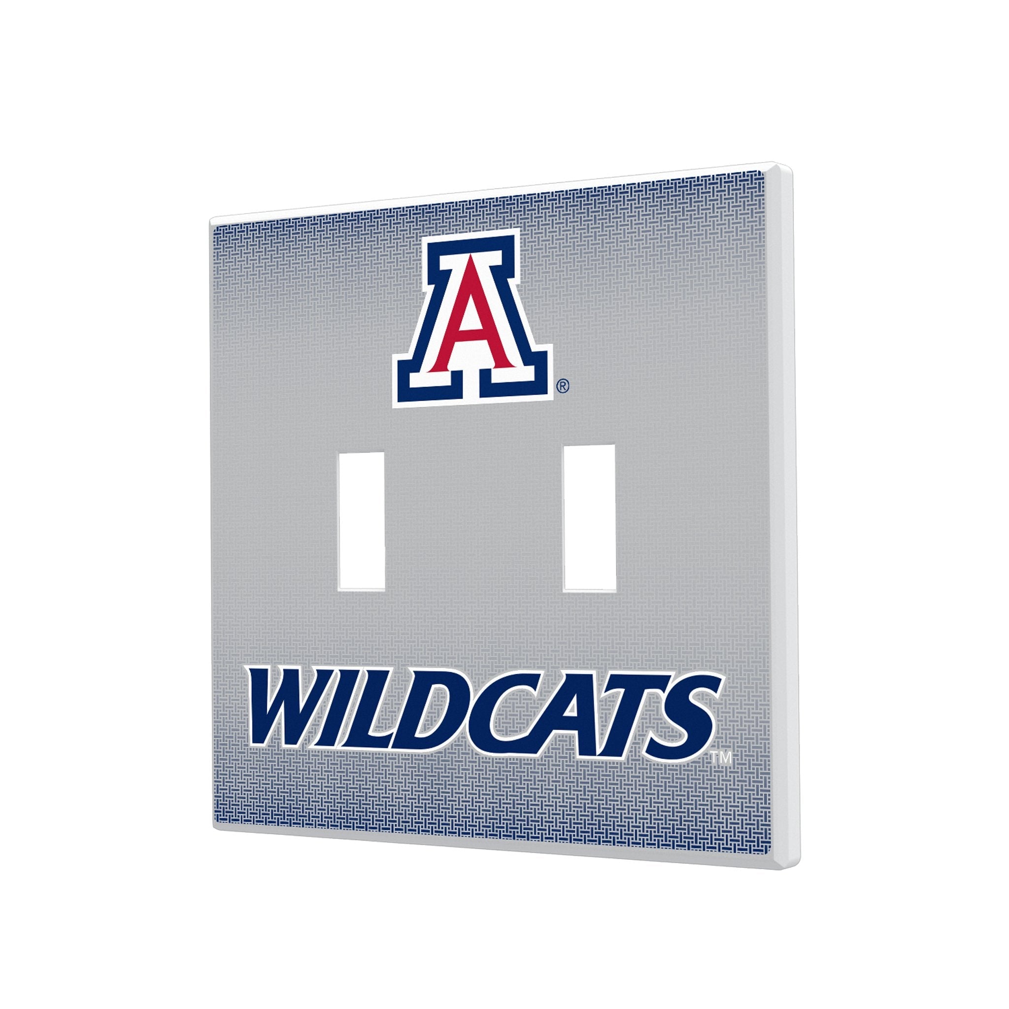 University of Arizona Wildcats Linen Hidden-Screw Light Switch Plate 3