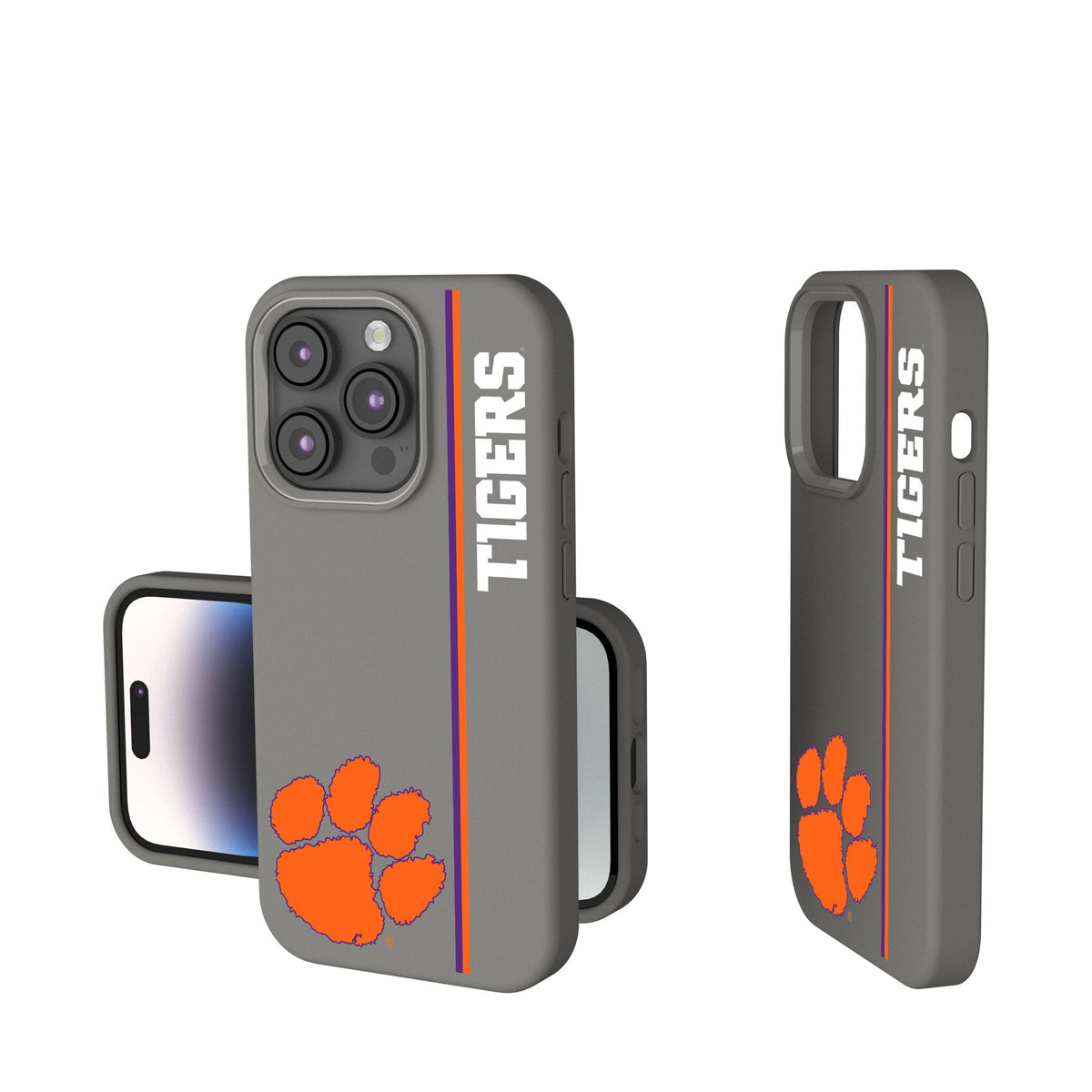 Clemson University Tigers Sidebar Soft Touch Phone Case 1