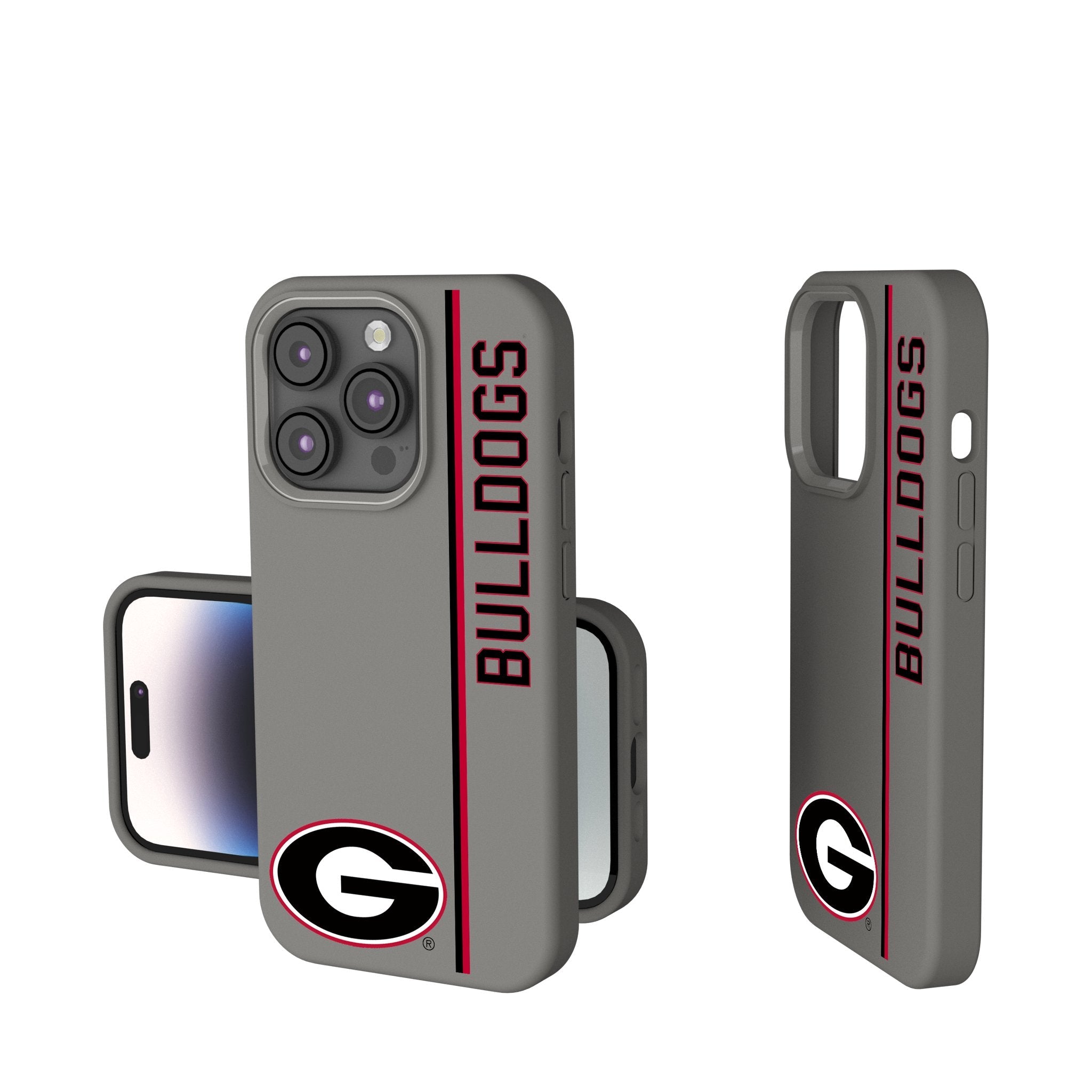 University of Georgia Bulldogs Sidebar Soft Touch Phone Case for Apple iPhone 1