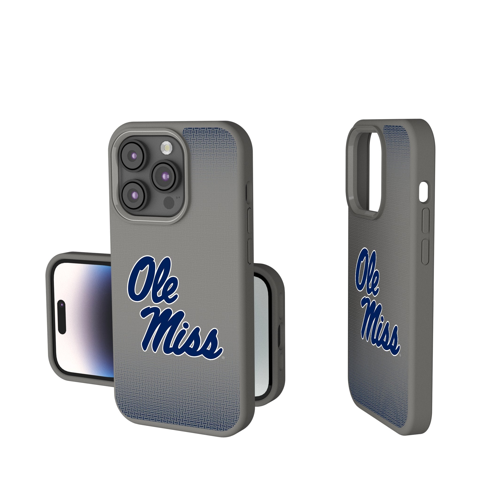 University of Mississippi Rebels Linen Soft Touch Phone Case