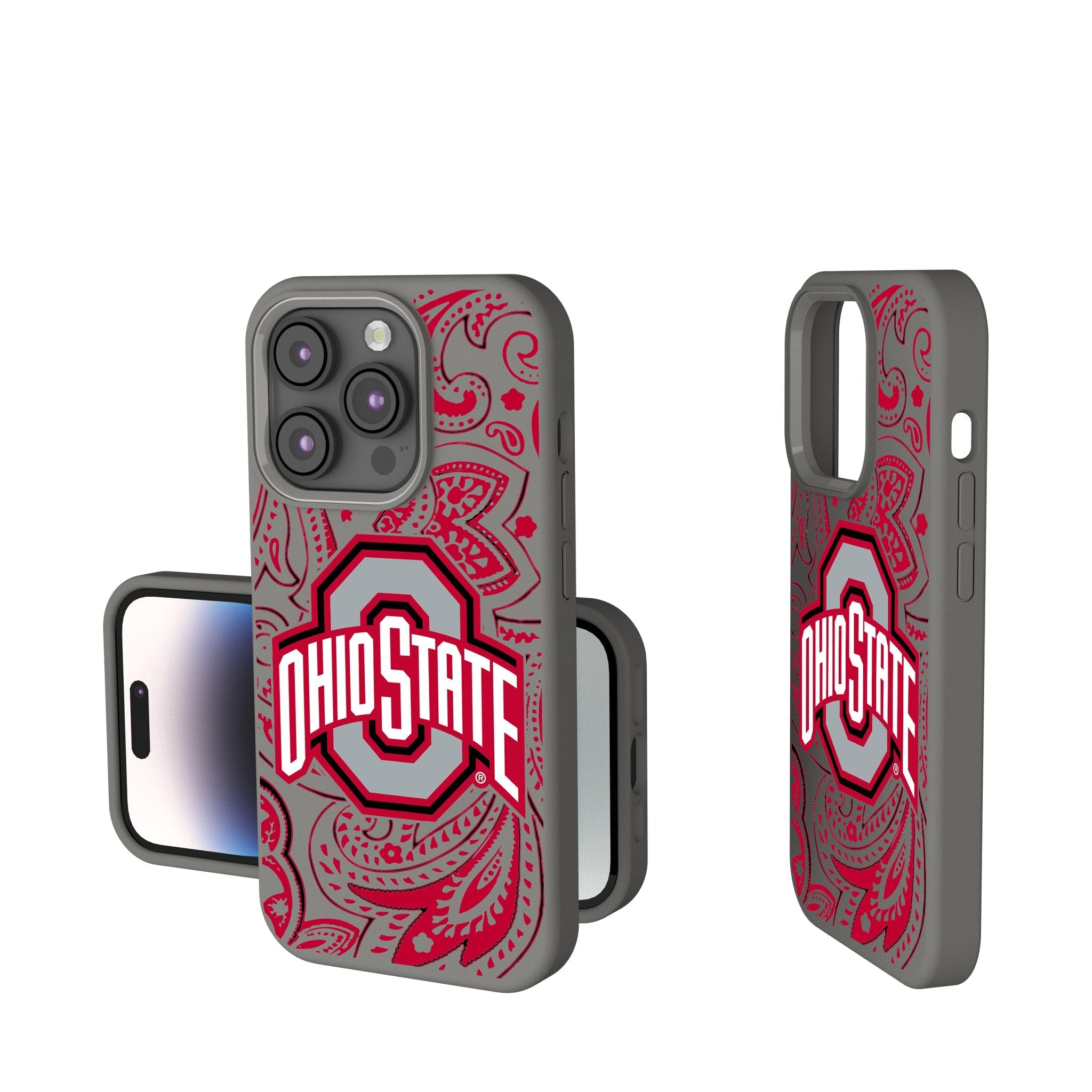 Ohio State University Buckeyes Paisley Soft Touch Phone Case