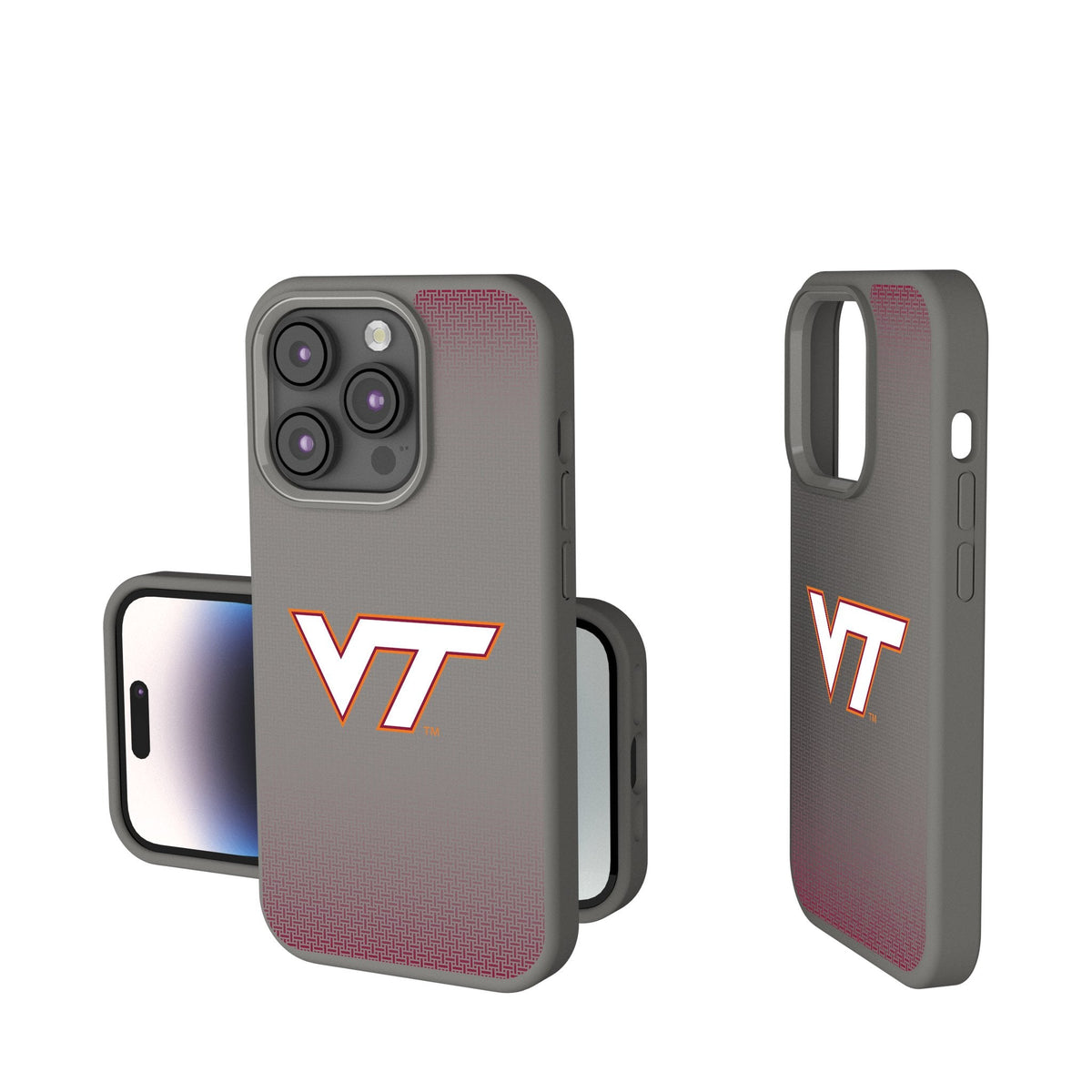 Virginia Tech Hokies Linen Soft Touch Phone Case 1