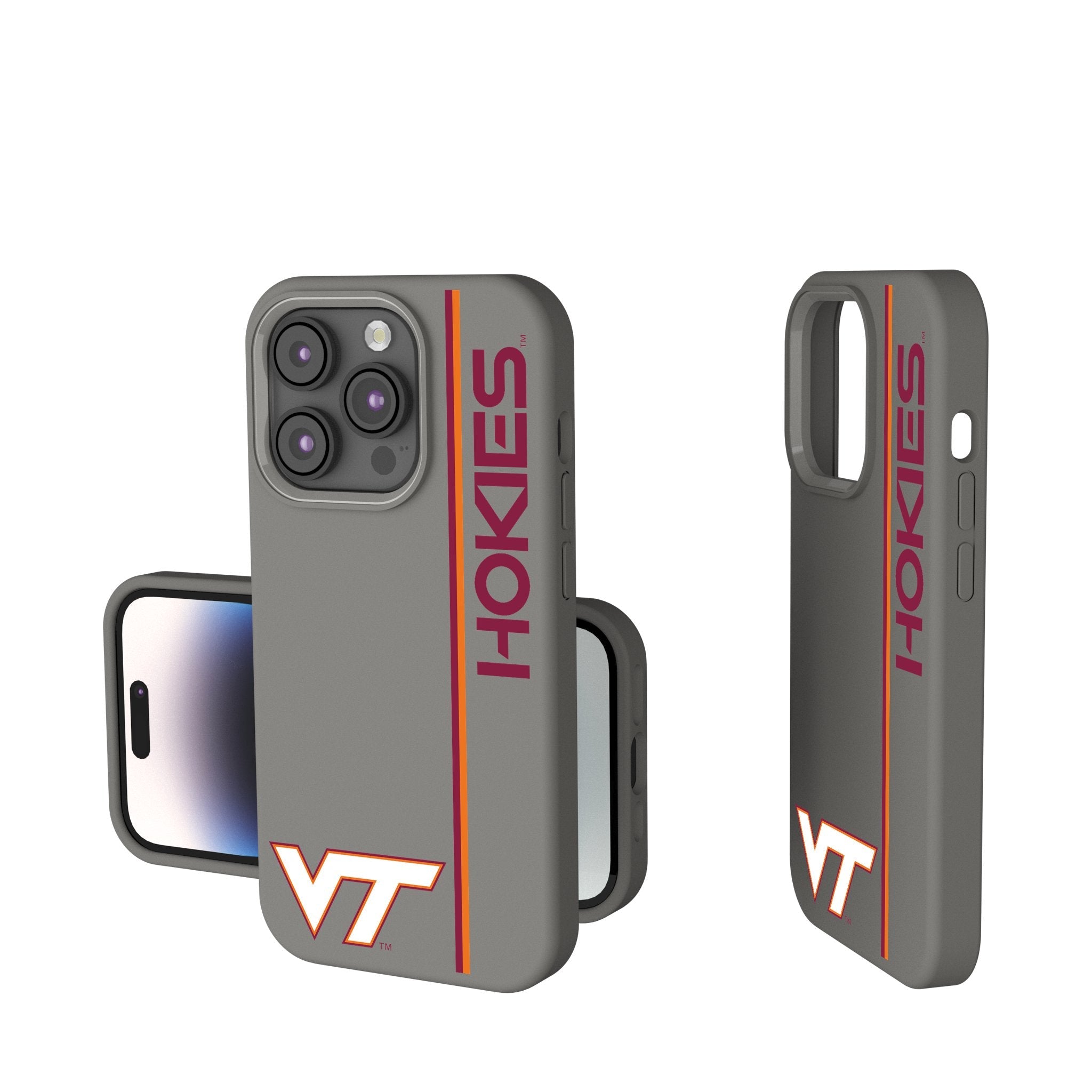 Virginia Tech Hokies Sidebar Soft Touch Phone Case 1