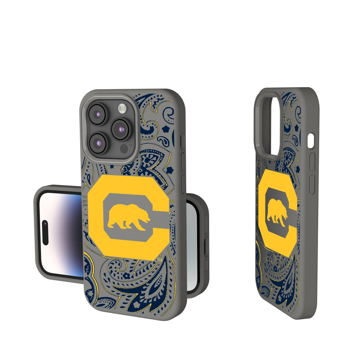 University of California Berkeley Golden Bears Paisley Soft Touch Phone Case