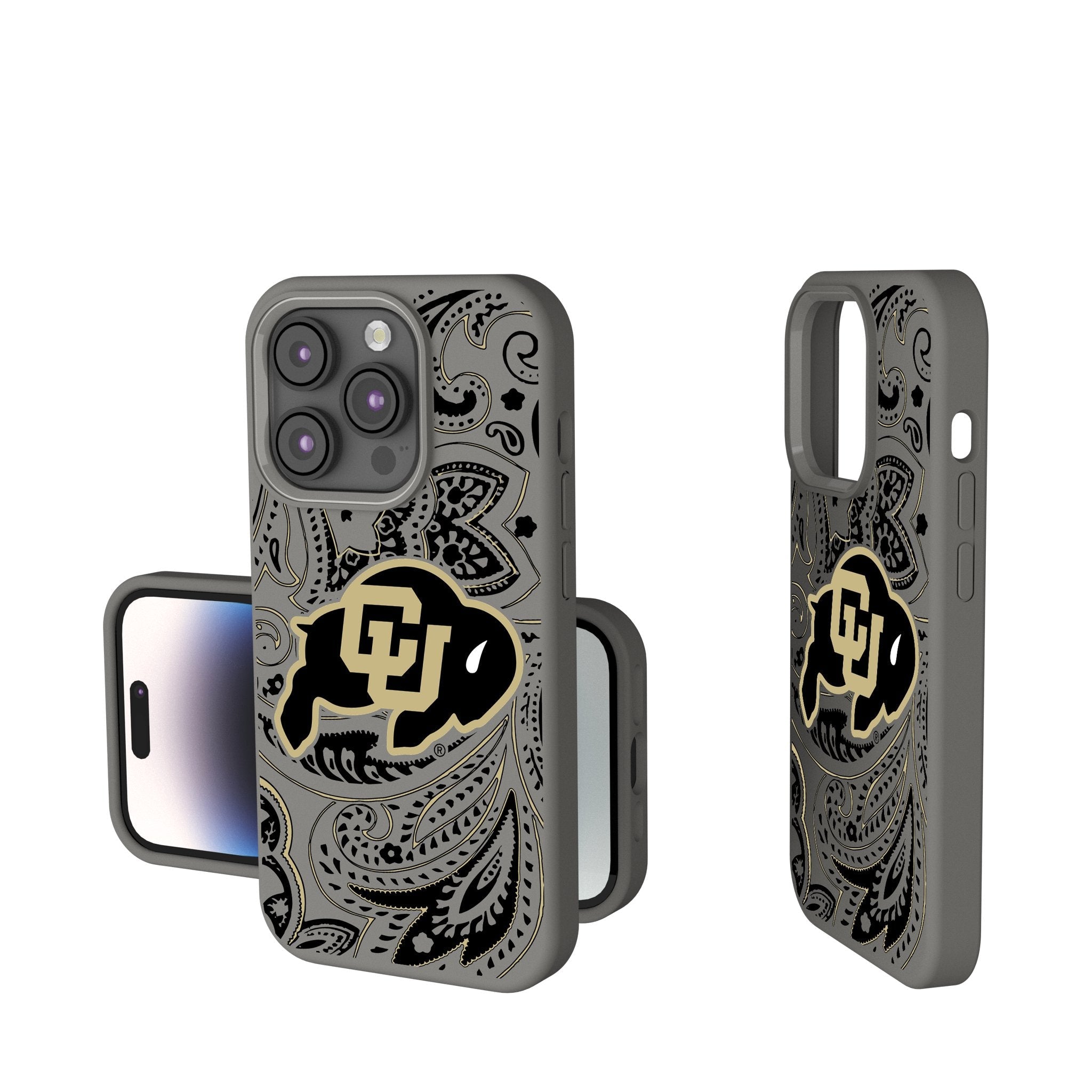 University of Colorado Buffaloes Paisley Soft Touch Phone Case