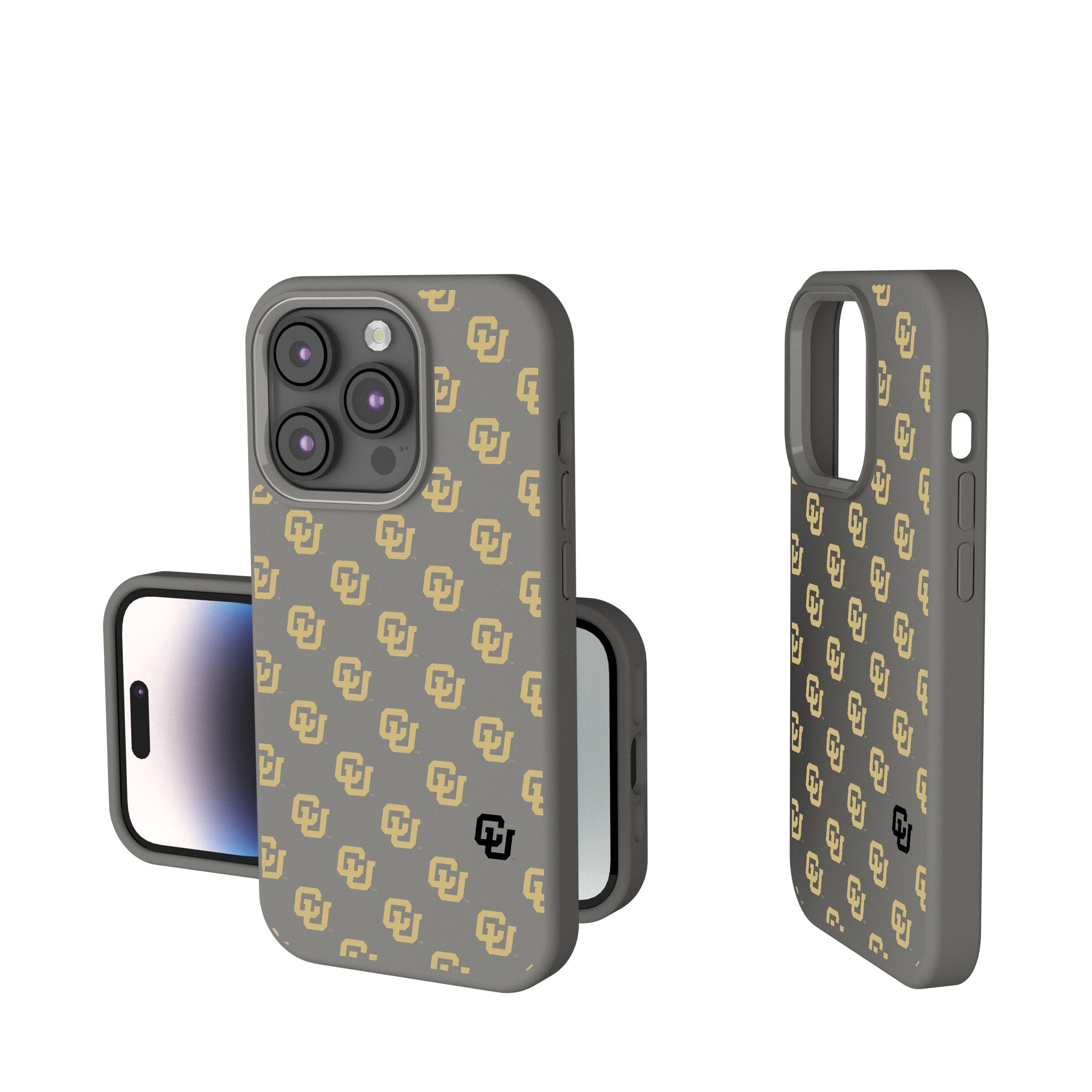 University of Colorado Buffaloes Fashion Pattern Soft Touch Phone Case for Apple iPhone 1