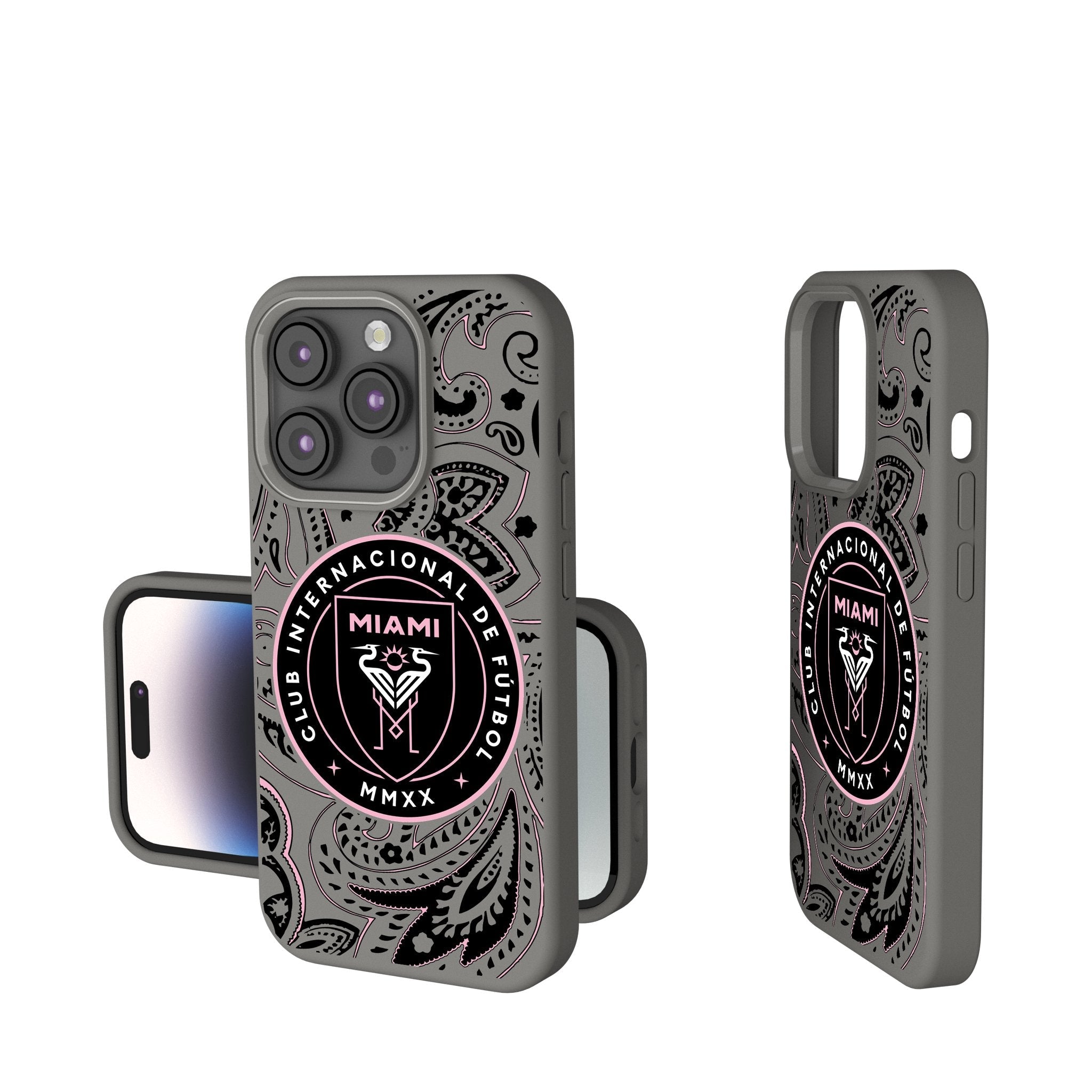Inter Miami CF  Paisley Soft Touch Phone Case 1