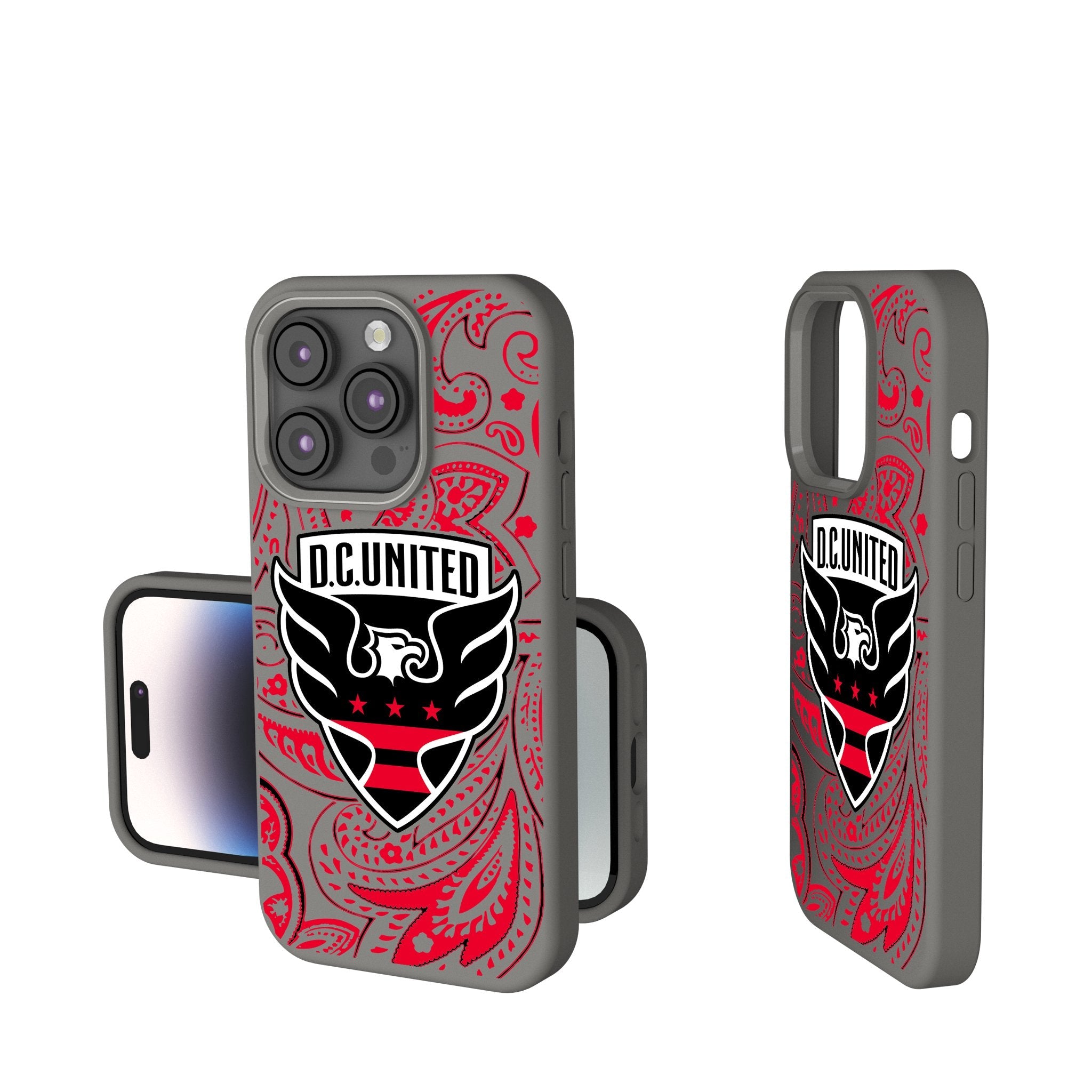 DC United  Paisley Soft Touch Phone Case