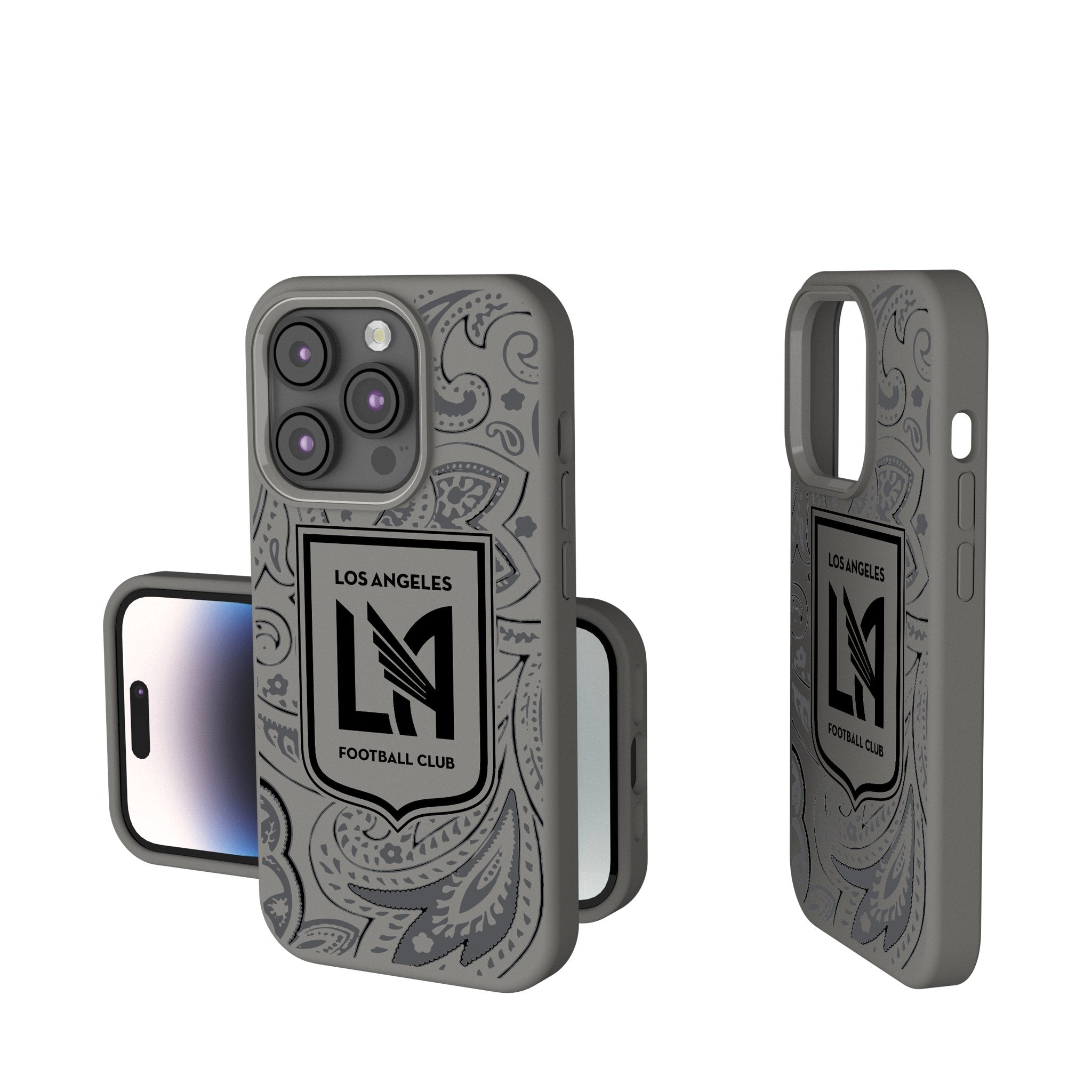 Los Angeles Football Club   Paisley Soft Touch Phone Case