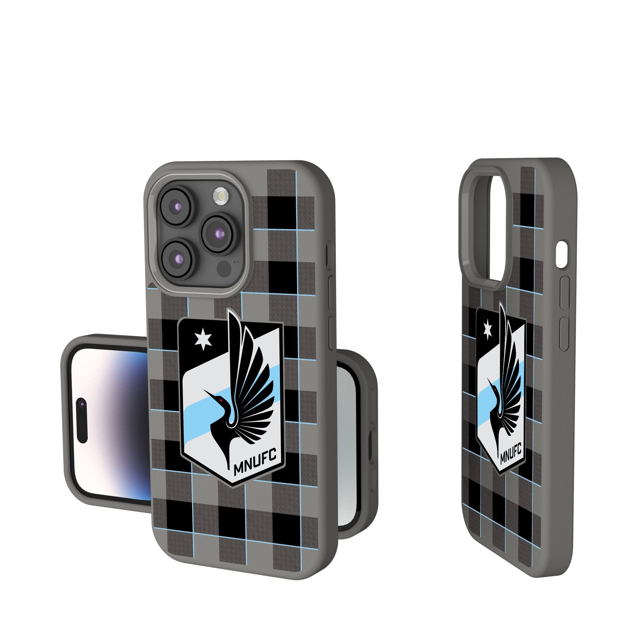 Minnesota United FC   Plaid Soft Touch Phone Case