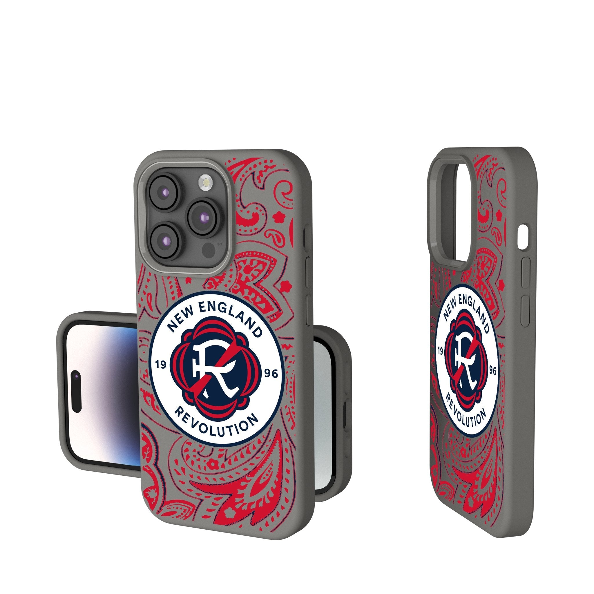 New England Revolution  Paisley Soft Touch Phone Case