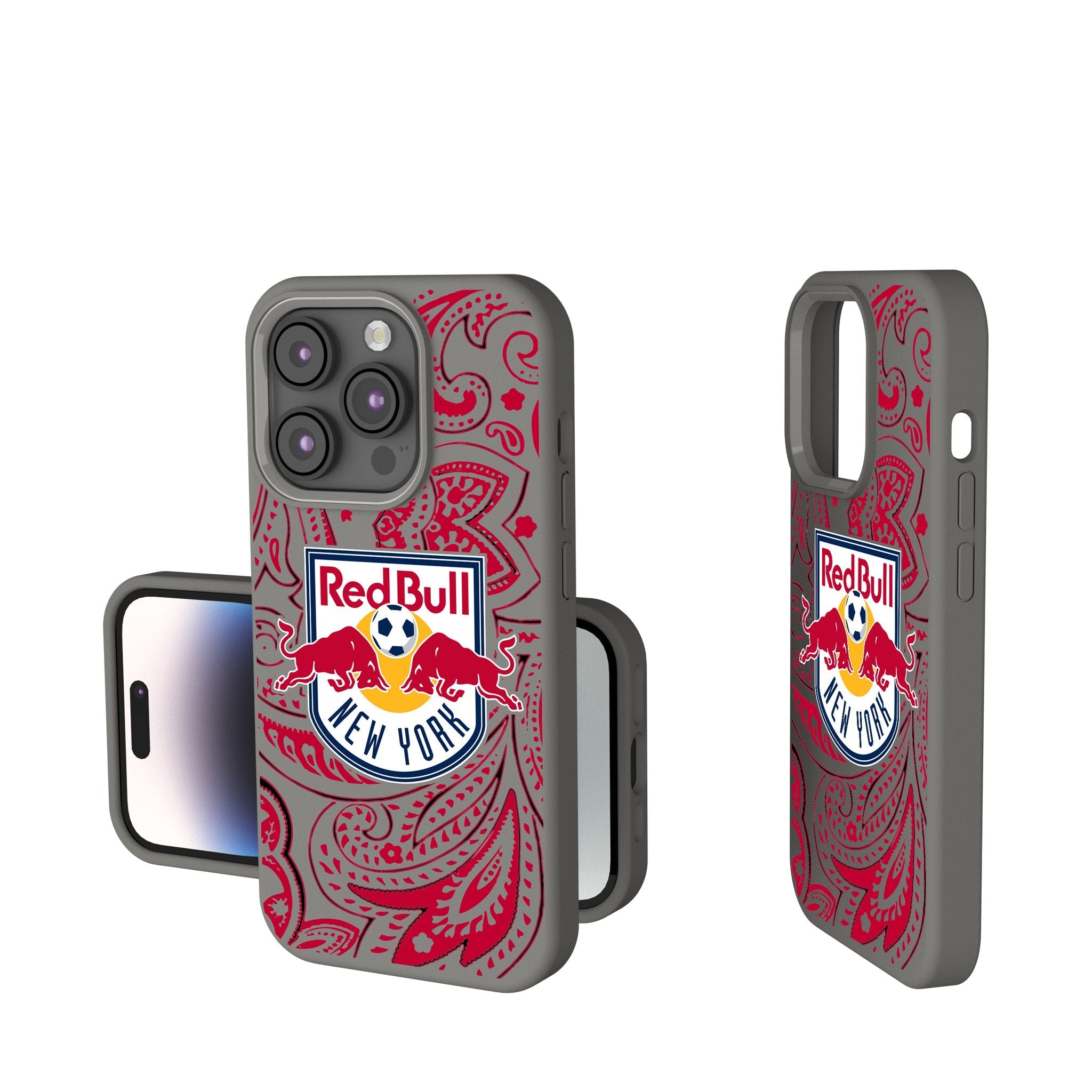 New York Red Bulls  Paisley Soft Touch Phone Case