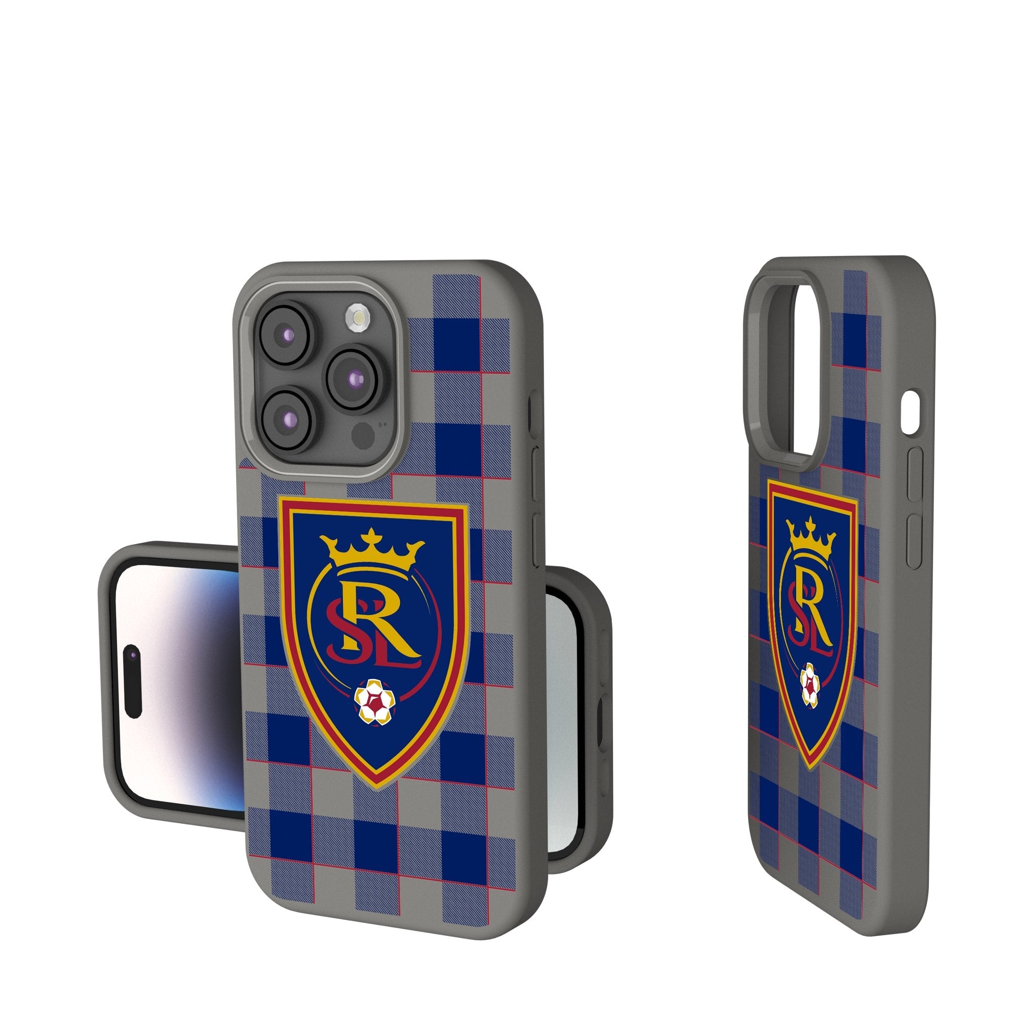 Real Salt Lake   Plaid Soft Touch Phone Case