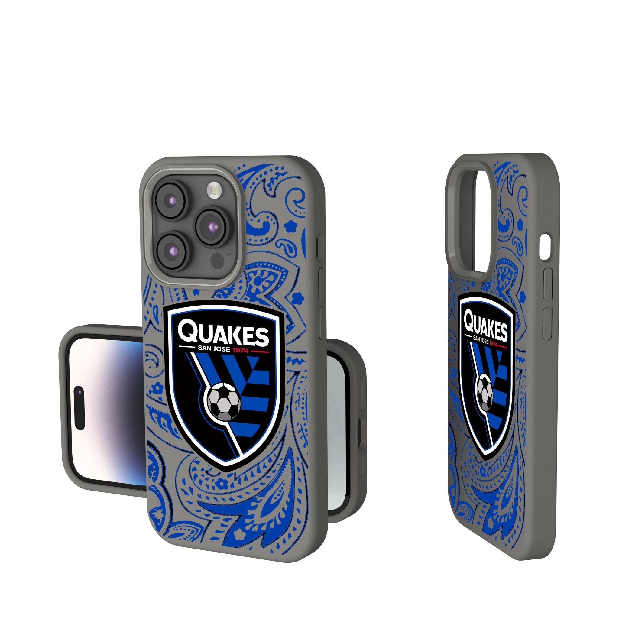 San Jose Earthquakes   Paisley Soft Touch Phone Case 1