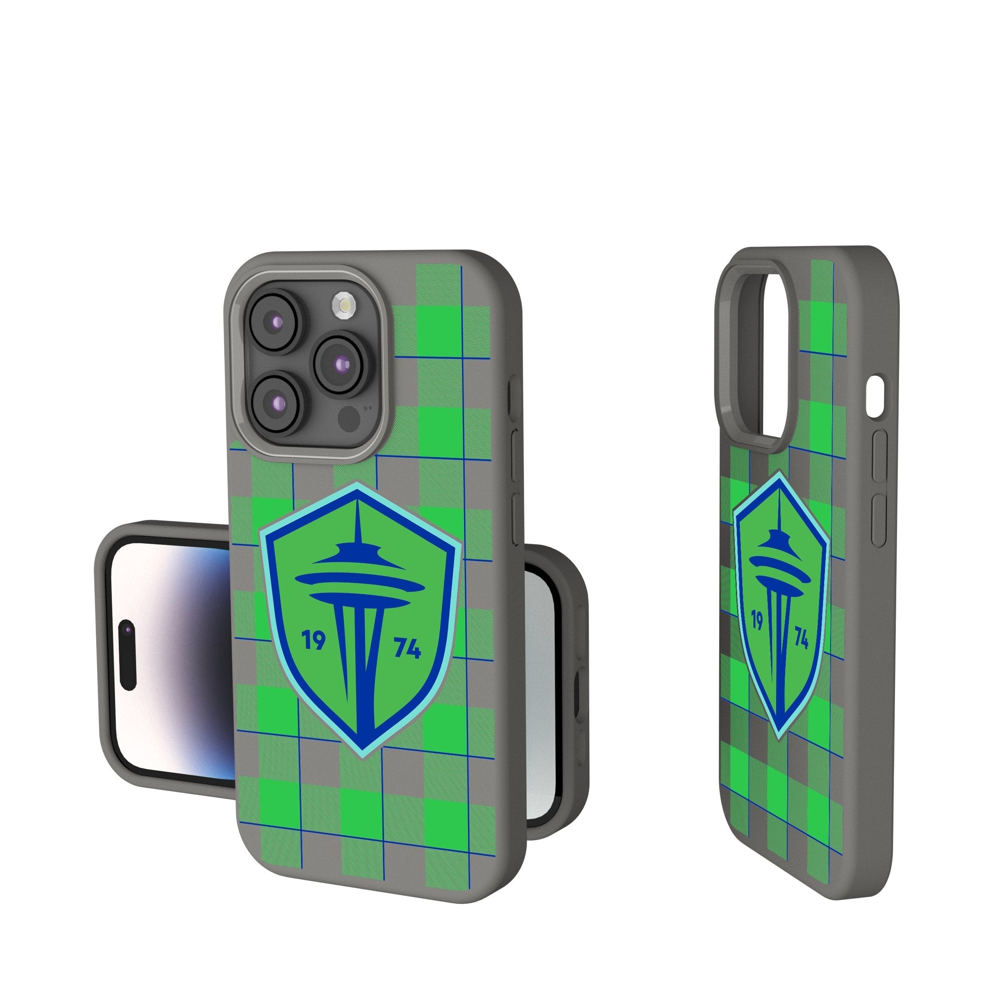 Seattle Sounders FC   Plaid Soft Touch Phone Case