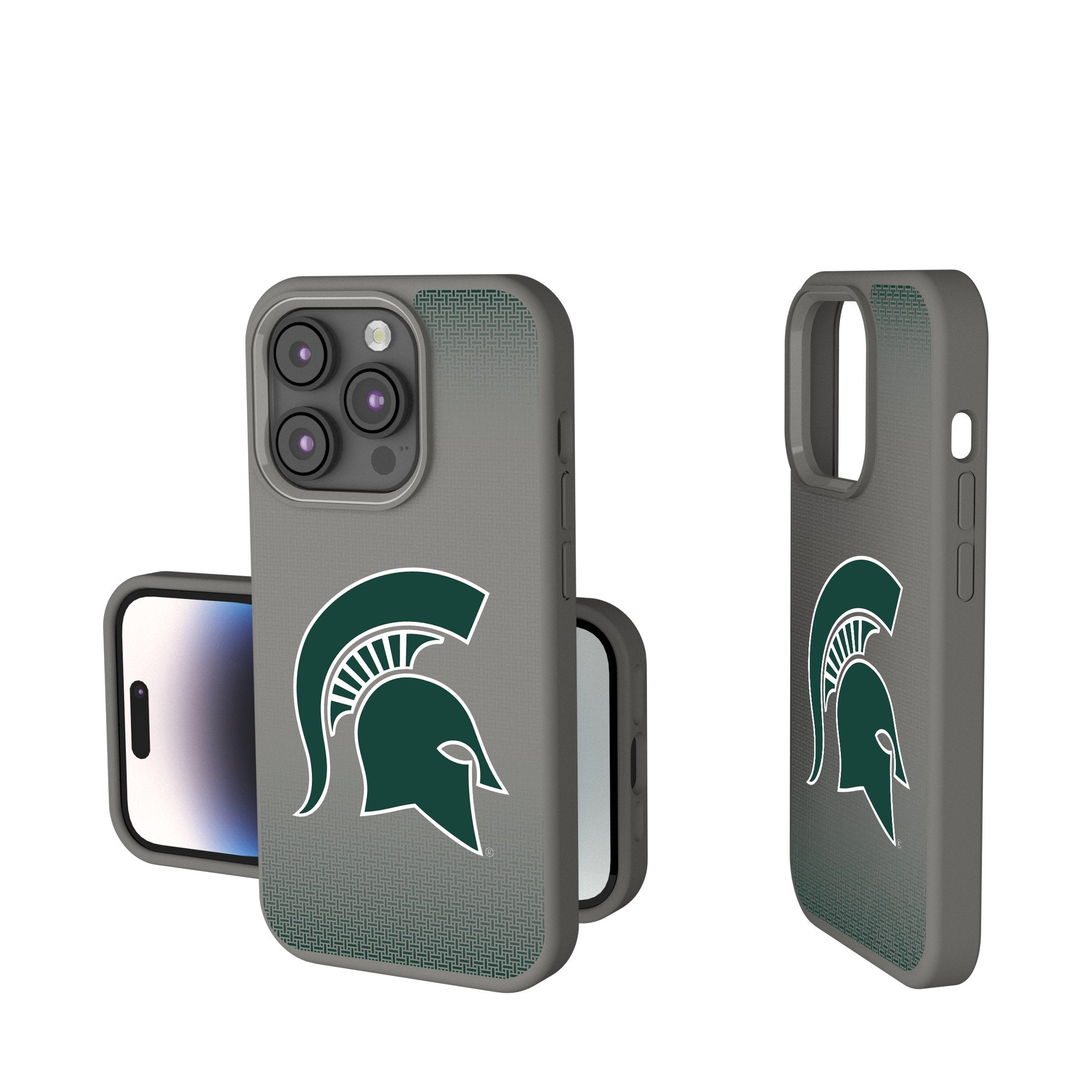 Michigan State University Spartans Linen Soft Touch Phone Case 1