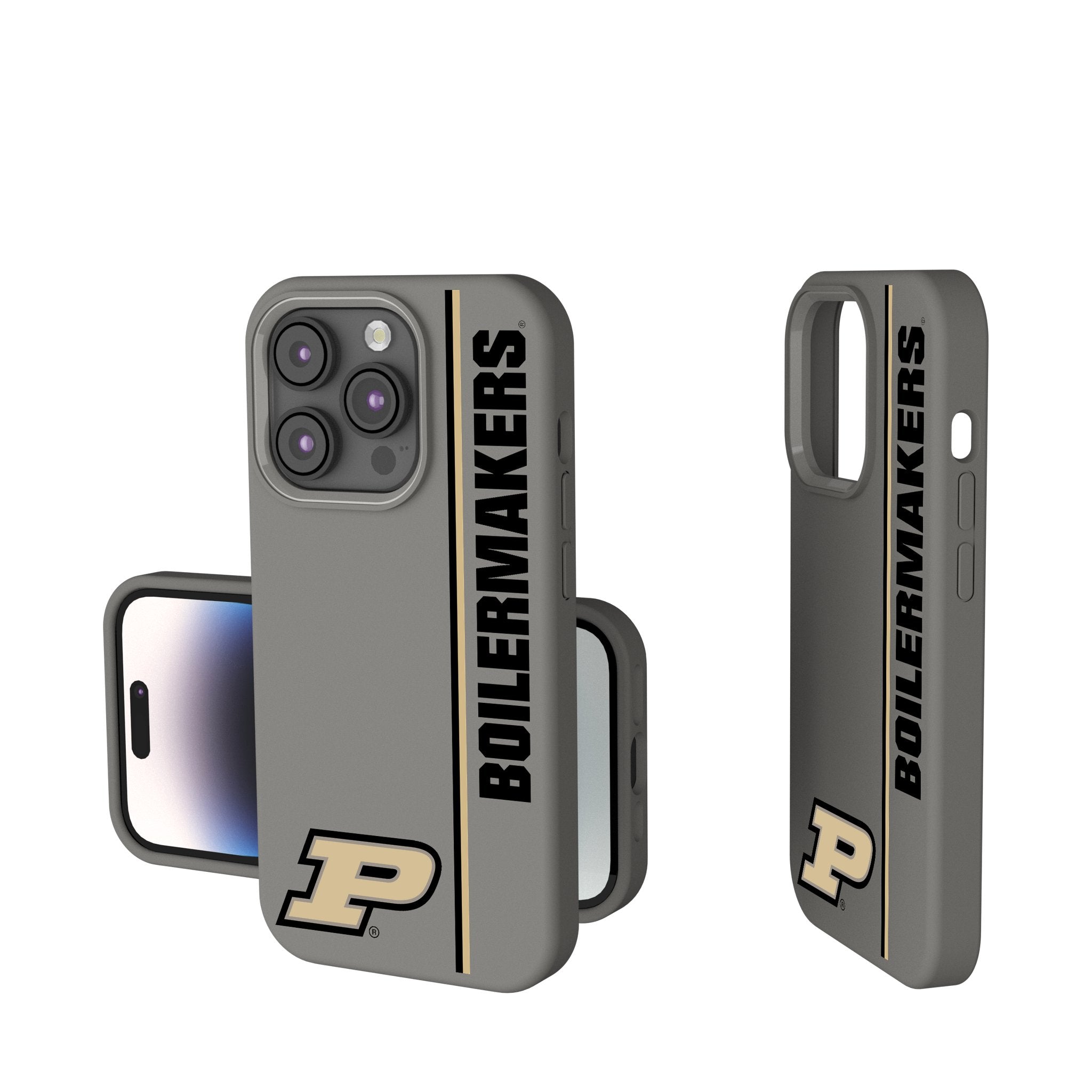 Purdue University Boilermakers Sidebar Soft Touch Phone Case 1