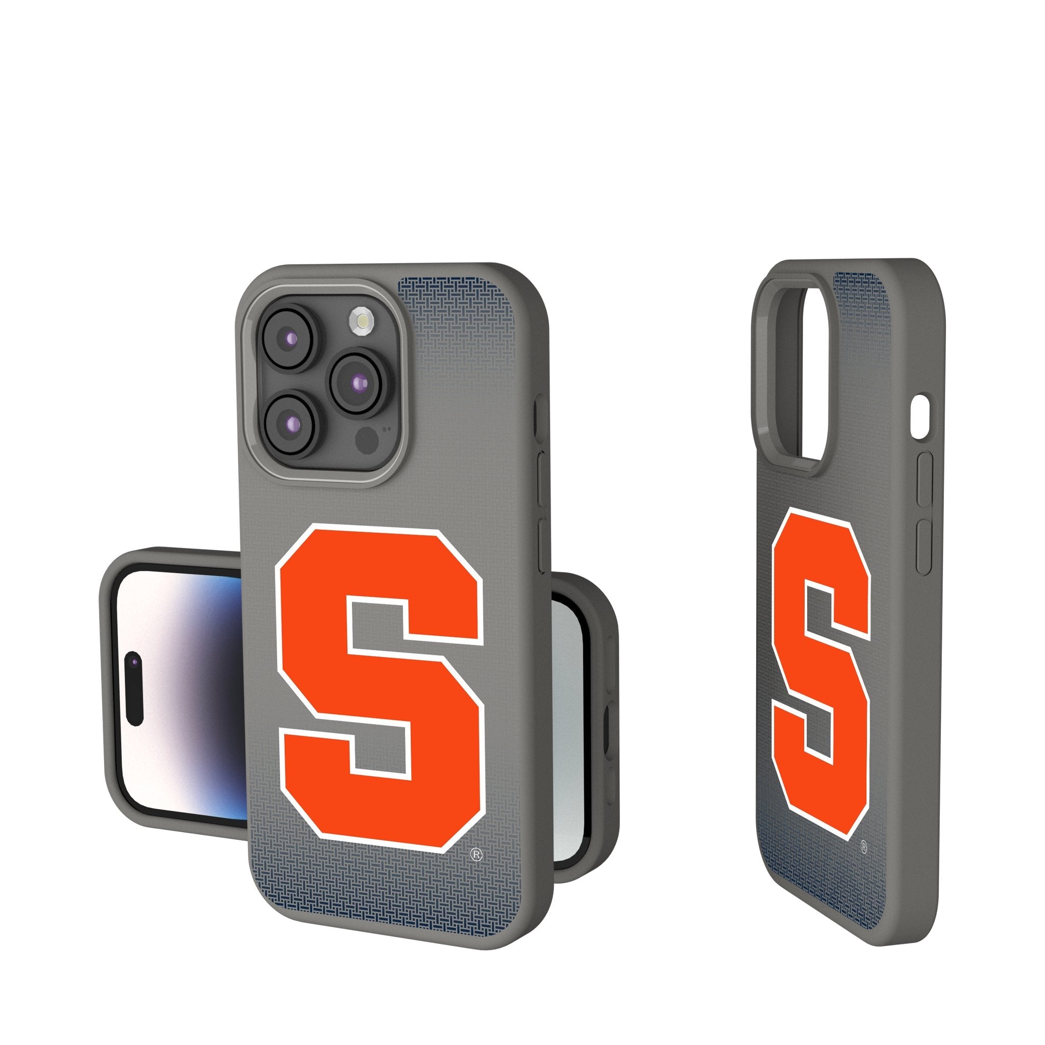 Syracuse University Orange Linen Soft Touch Phone Case for Apple iPhone 1