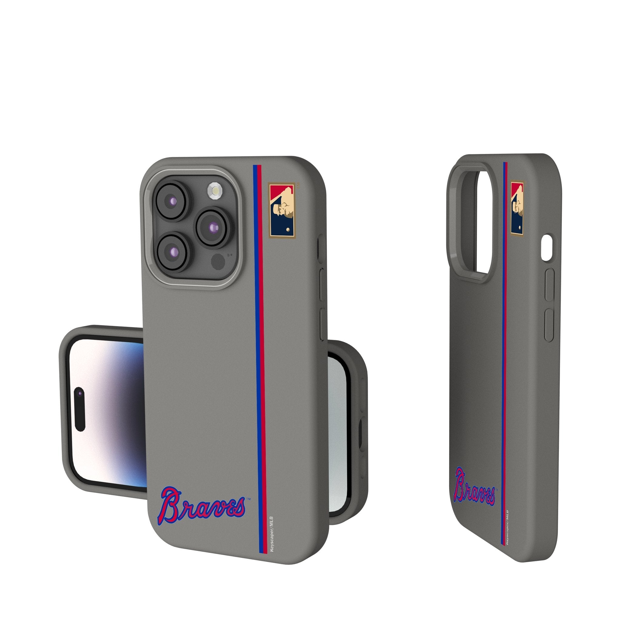 Atlanta Braves Home 2012 - Cooperstown Collection Sidebar Soft Touch Phone Case 1