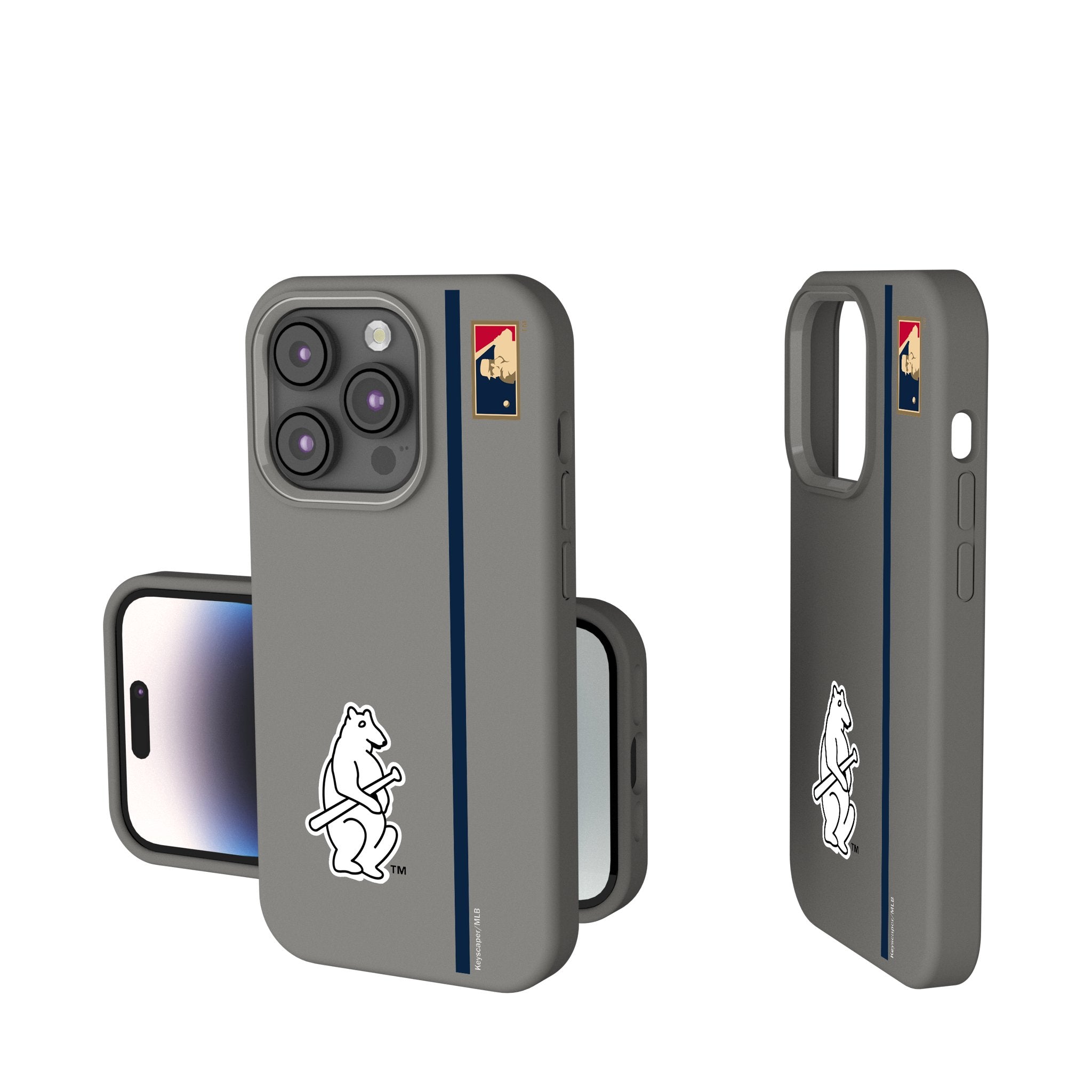 Chicago Cubs 1914 - Cooperstown Collection Sidebar Soft Touch Phone Case 1
