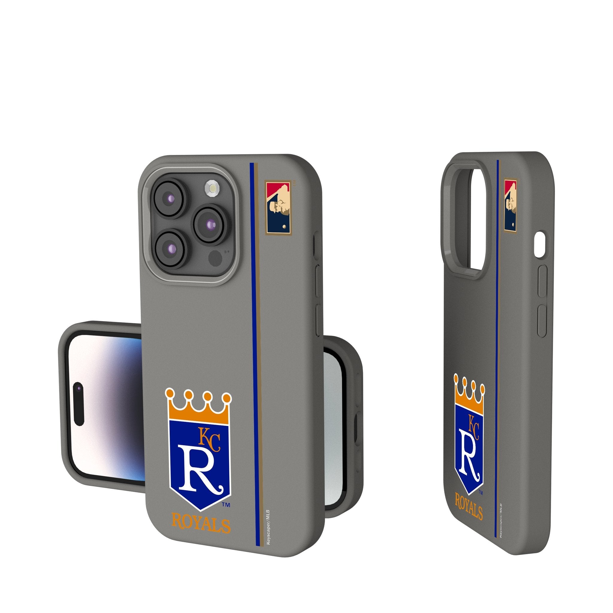 Kansas City Royals 1969-1978 - Cooperstown Collection Sidebar Soft Touch Phone Case 1