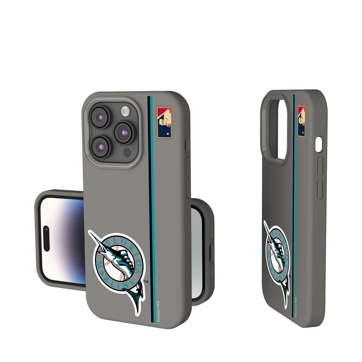 Miami Marlins 1993-2011 - Cooperstown Collection Sidebar Soft Touch Phone Case 1