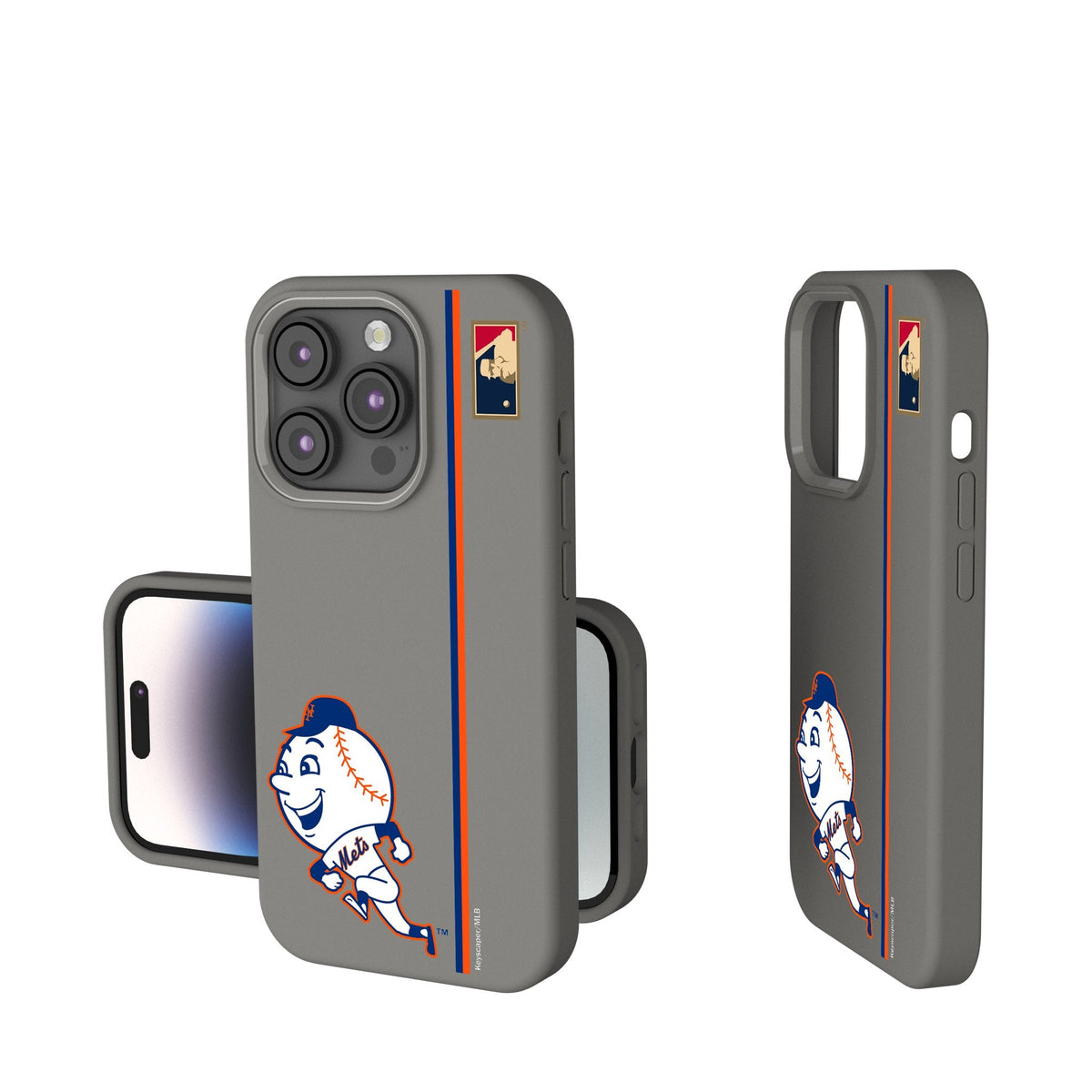New York Mets 2014 - Cooperstown Collection Sidebar Soft Touch Phone Case 1
