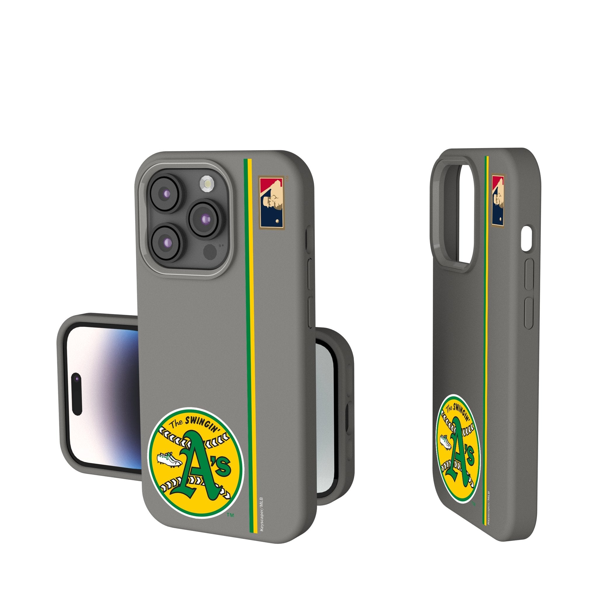 Oakland As 1971-1981 - Cooperstown Collection Sidebar Soft Touch Phone Case 1