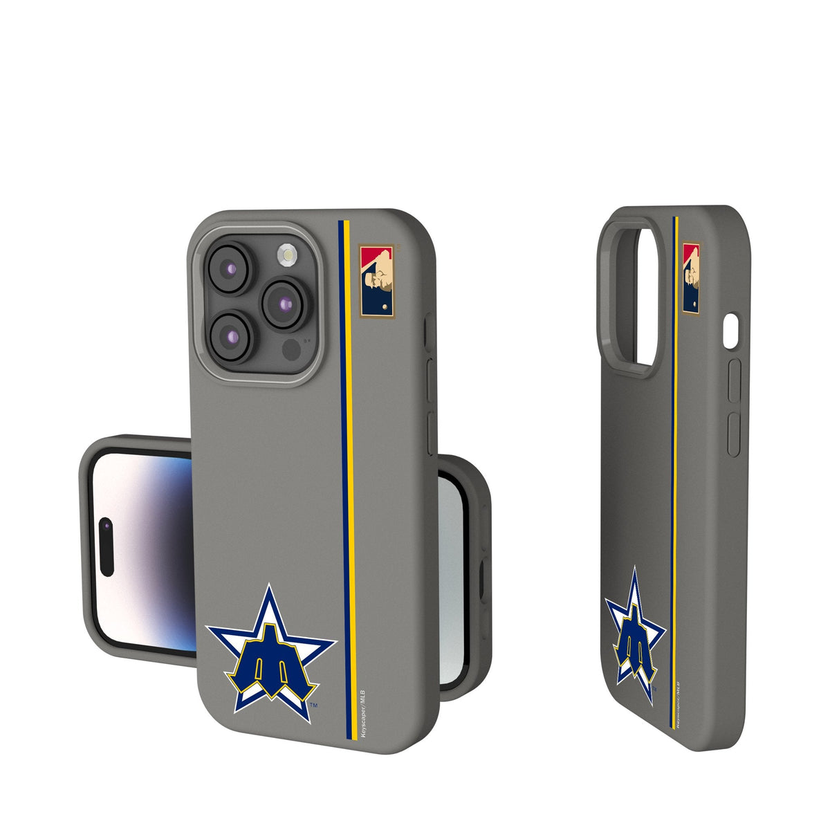 Seattle Mariners 1981-1986 - Cooperstown Collection Sidebar Soft Touch Phone Case 1