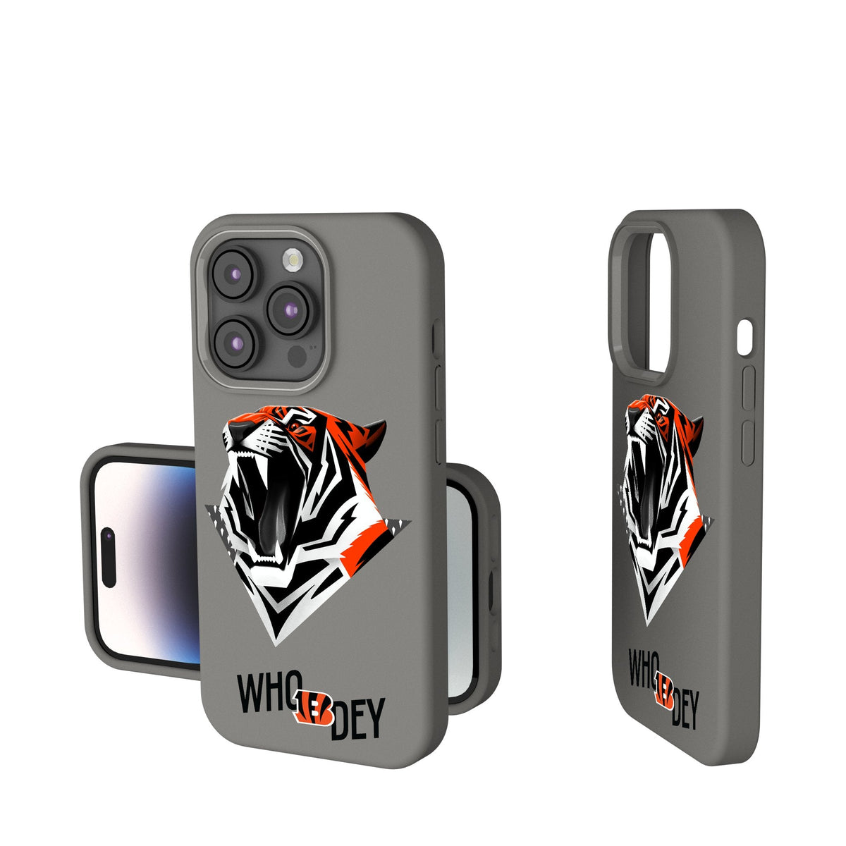 Cincinnati Bengals 2024 Illustrated Limited Edition Soft Touch Phone Case 1