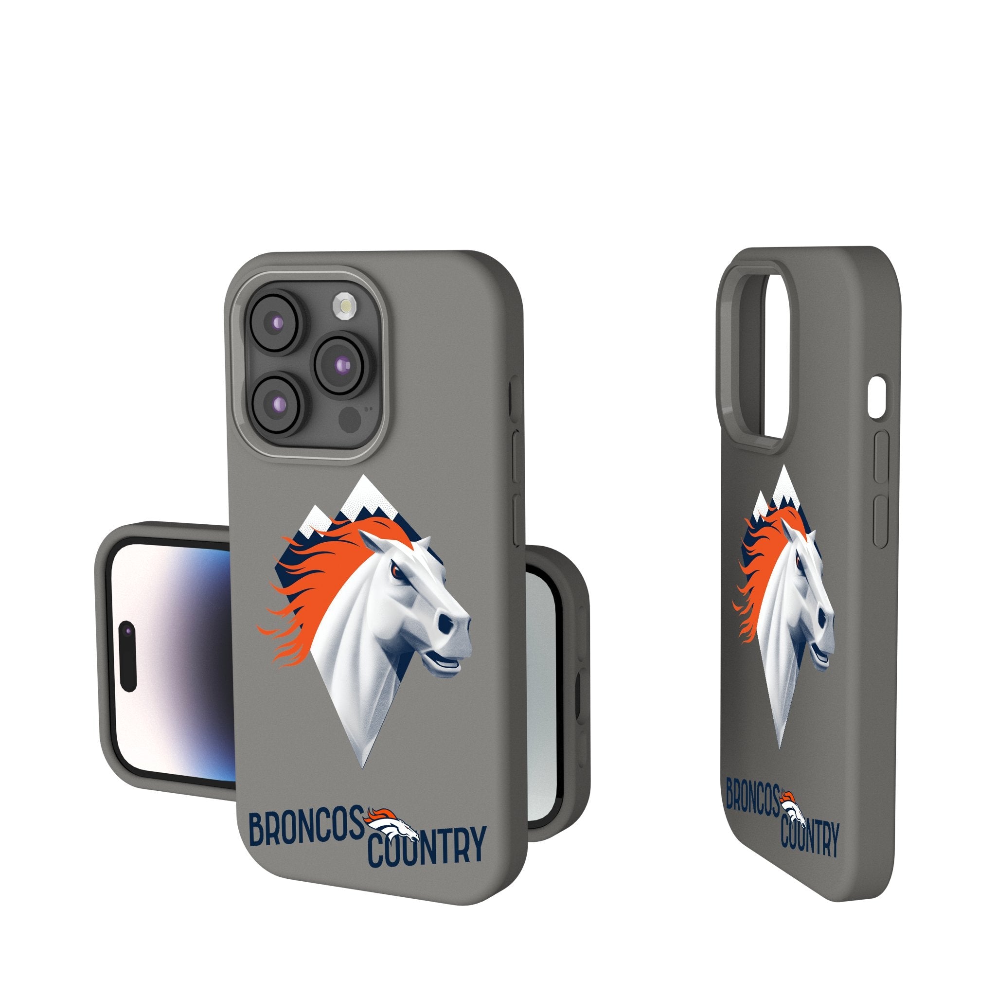 Denver Broncos 2024 Illustrated Limited Edition Soft Touch Phone Case 1