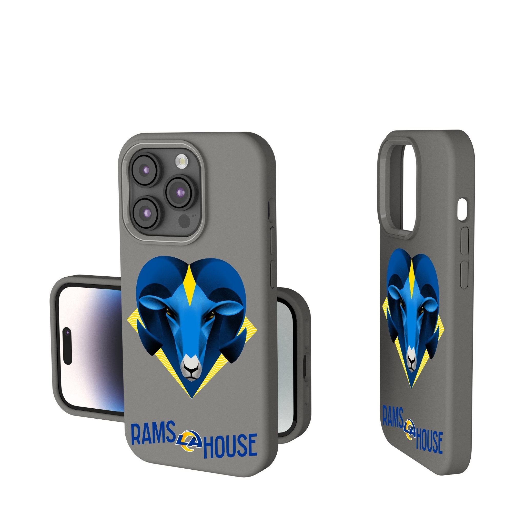 Los Angeles Rams 2024 Illustrated Limited Edition Soft Touch Phone Case 1