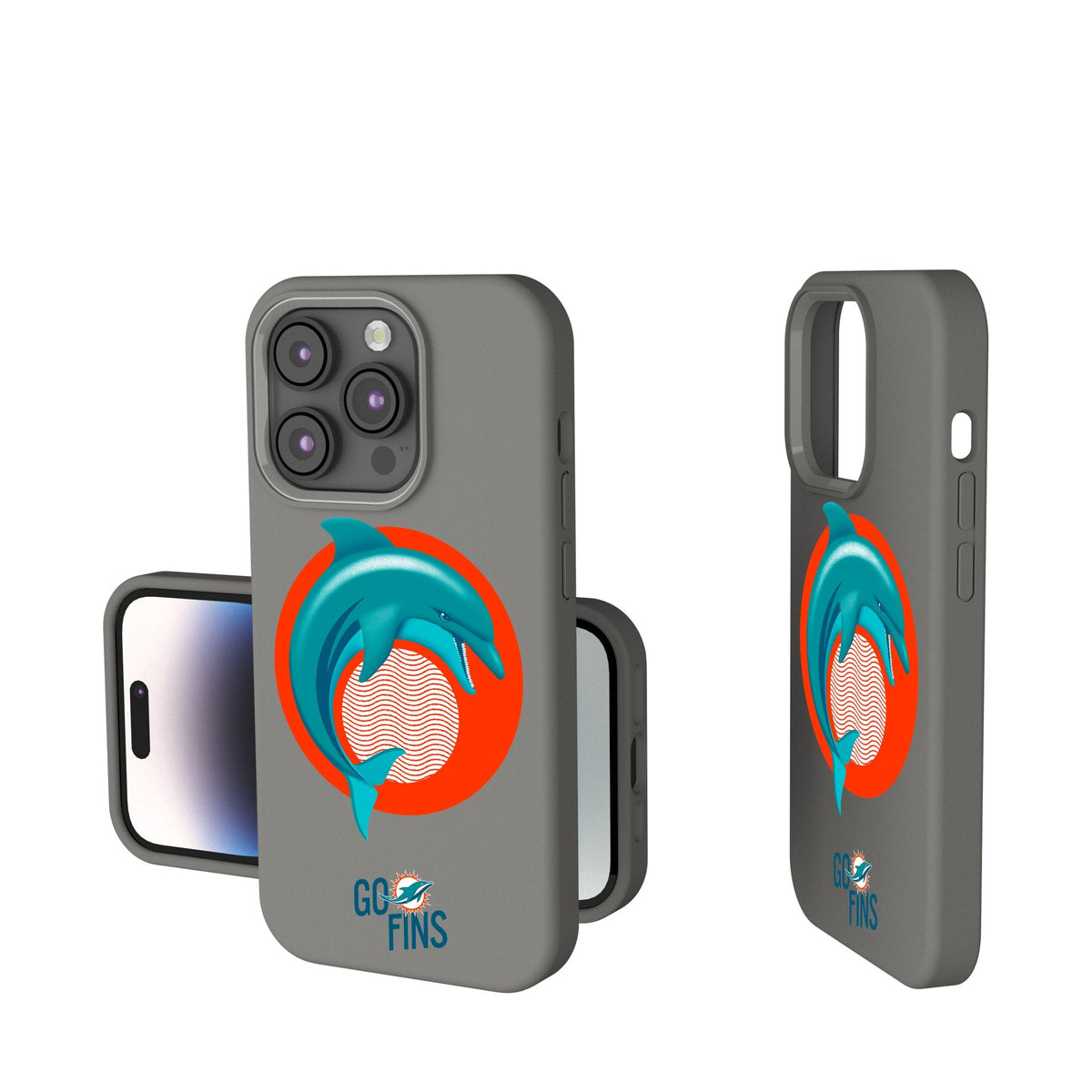 Miami Dolphins 2024 Illustrated Limited Edition Soft Touch Phone Case 1
