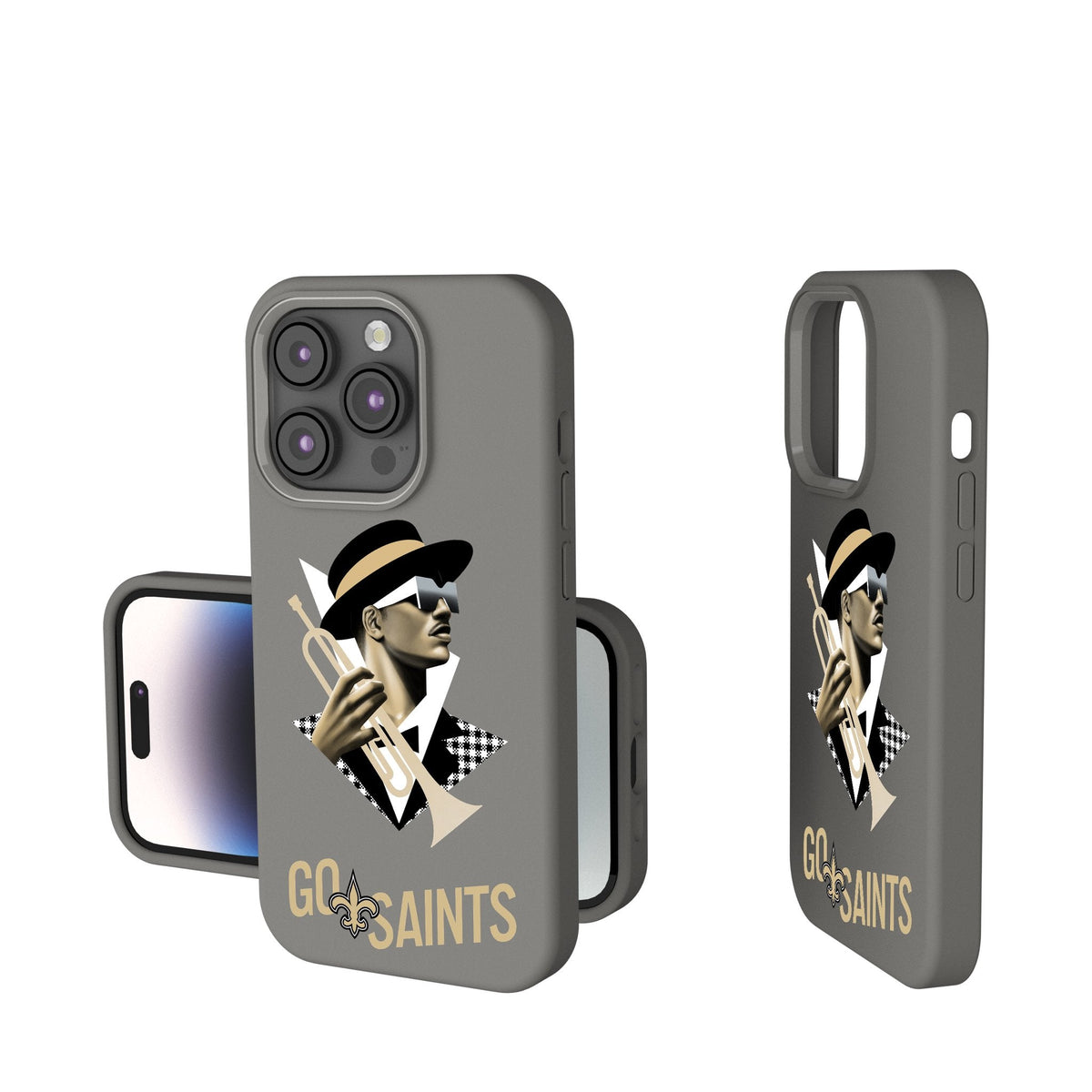 New Orleans Saints 2024 Illustrated Limited Edition Soft Touch Phone Case 1