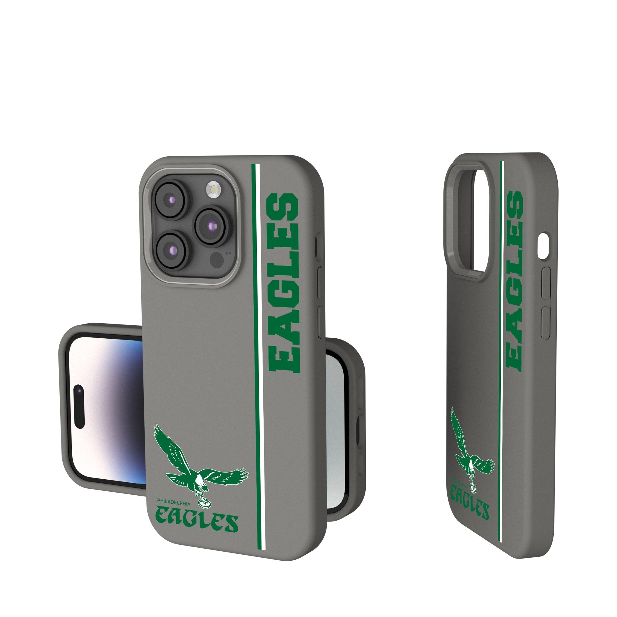 Philadelphia Eagles 1973-1995 Historic Collection Sidebar Soft Touch Phone Case 1