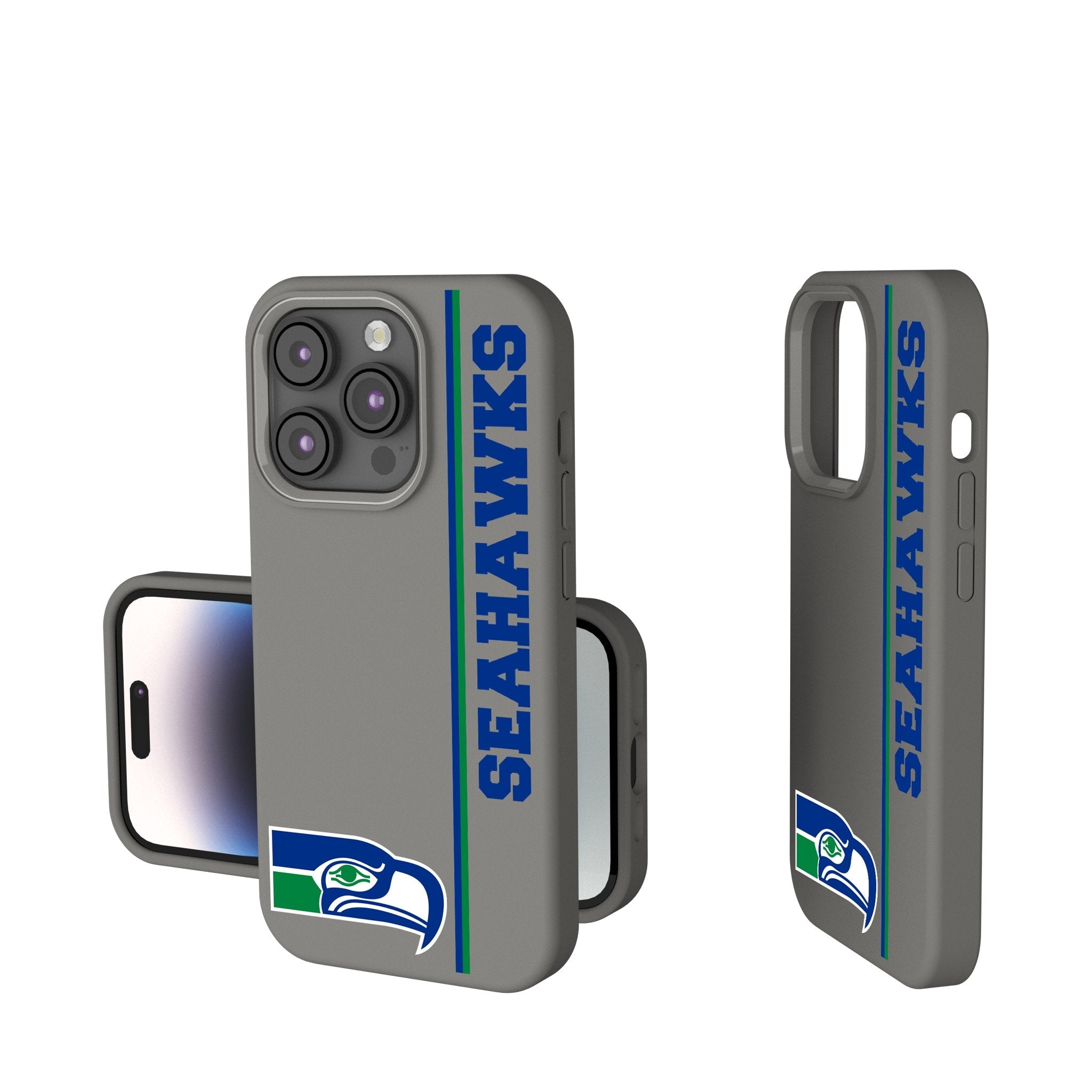 Seattle Seahawks Historic Collection Sidebar Soft Touch Phone Case 1