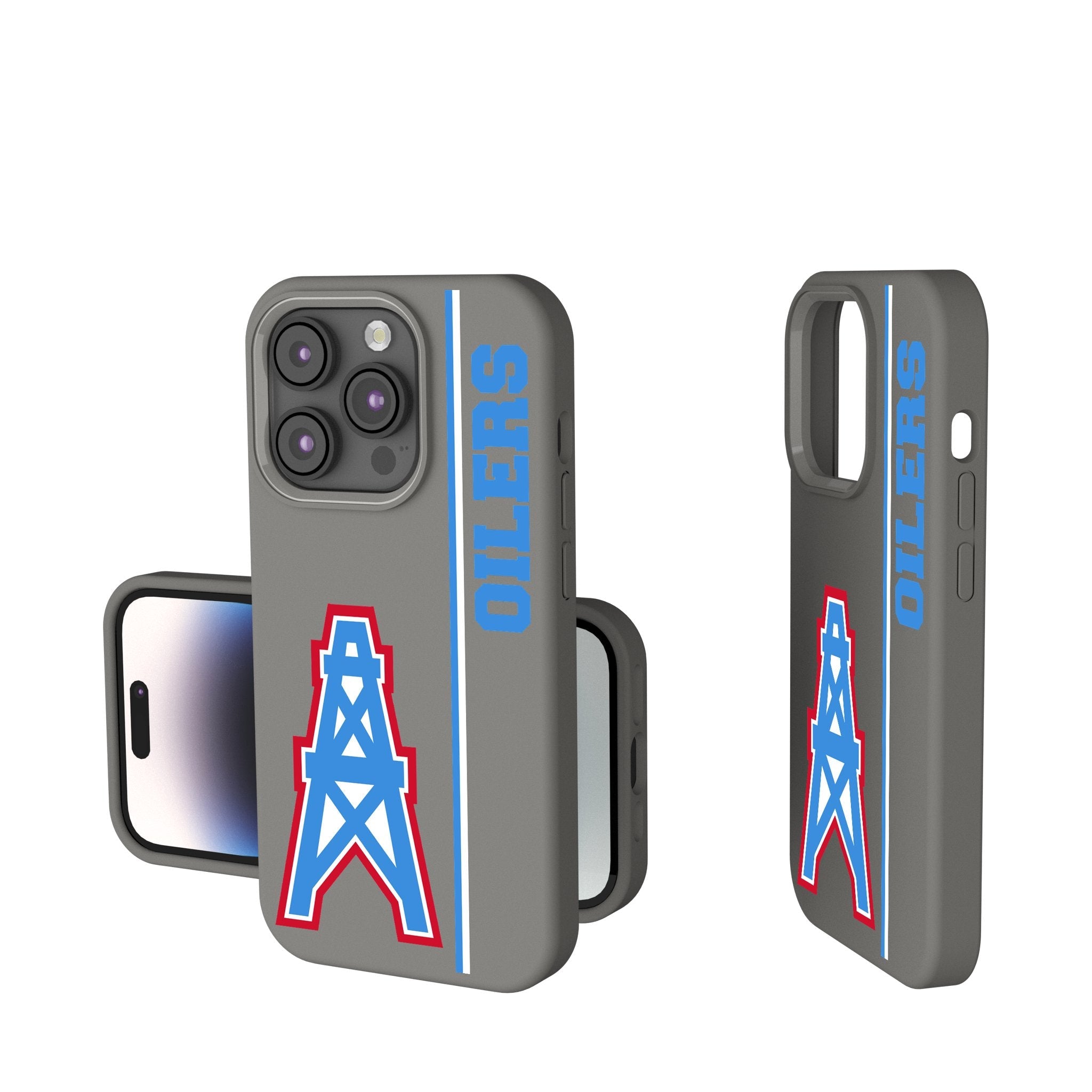 Houston Oilers Historic Collection Sidebar Soft Touch Phone Case