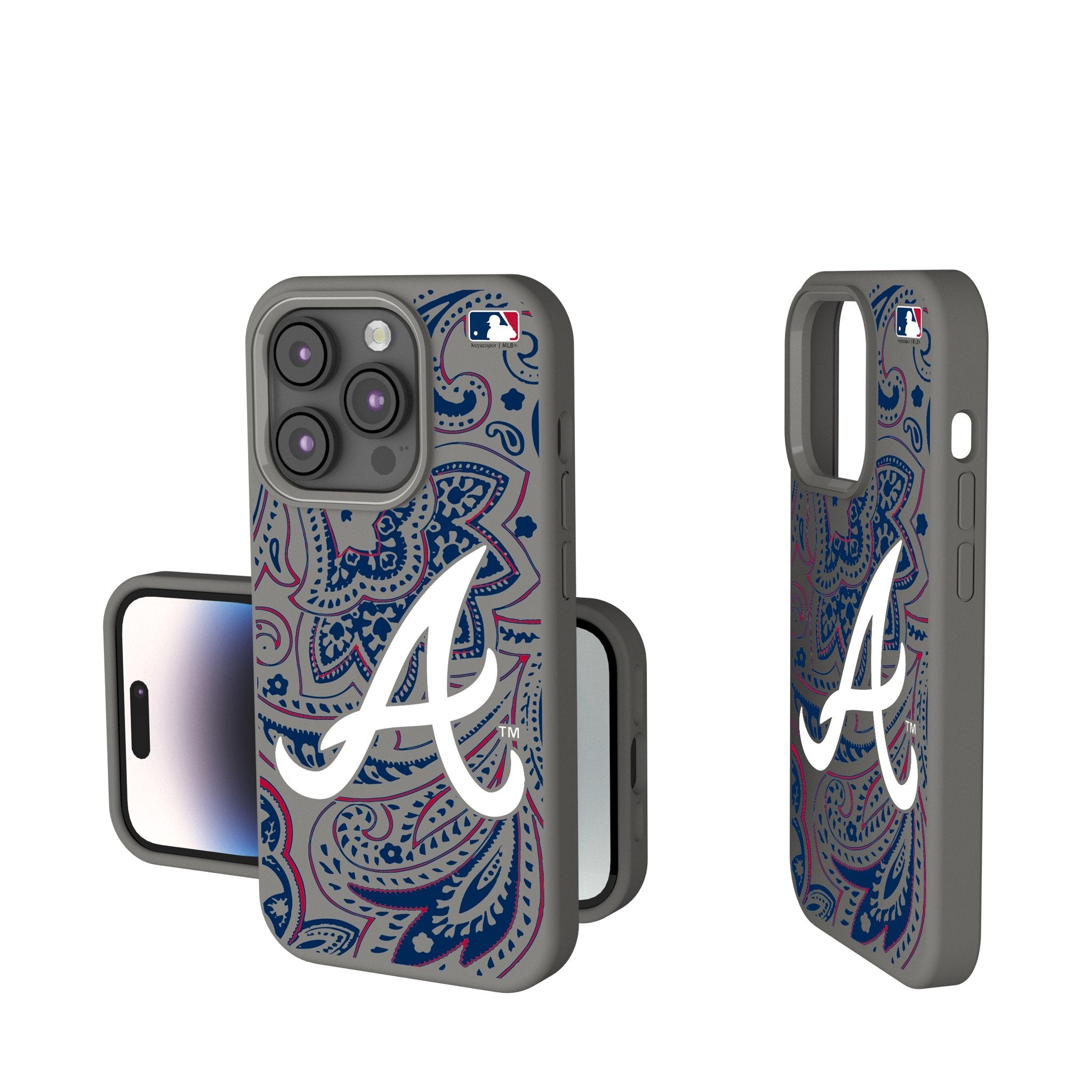 Atlanta Braves Paisley Soft Touch Phone Case