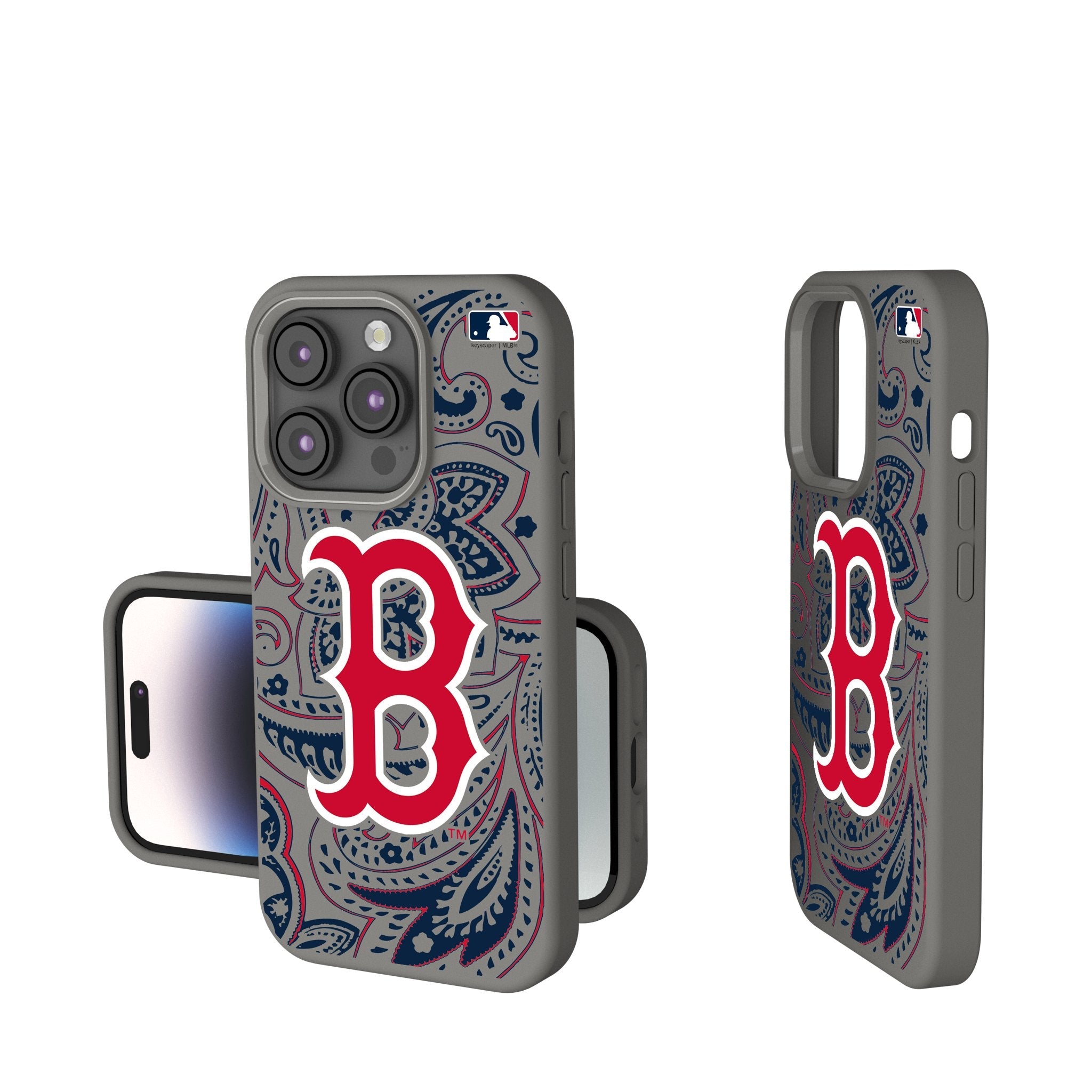 Boston Red Sox Paisley Soft Touch Phone Case 1