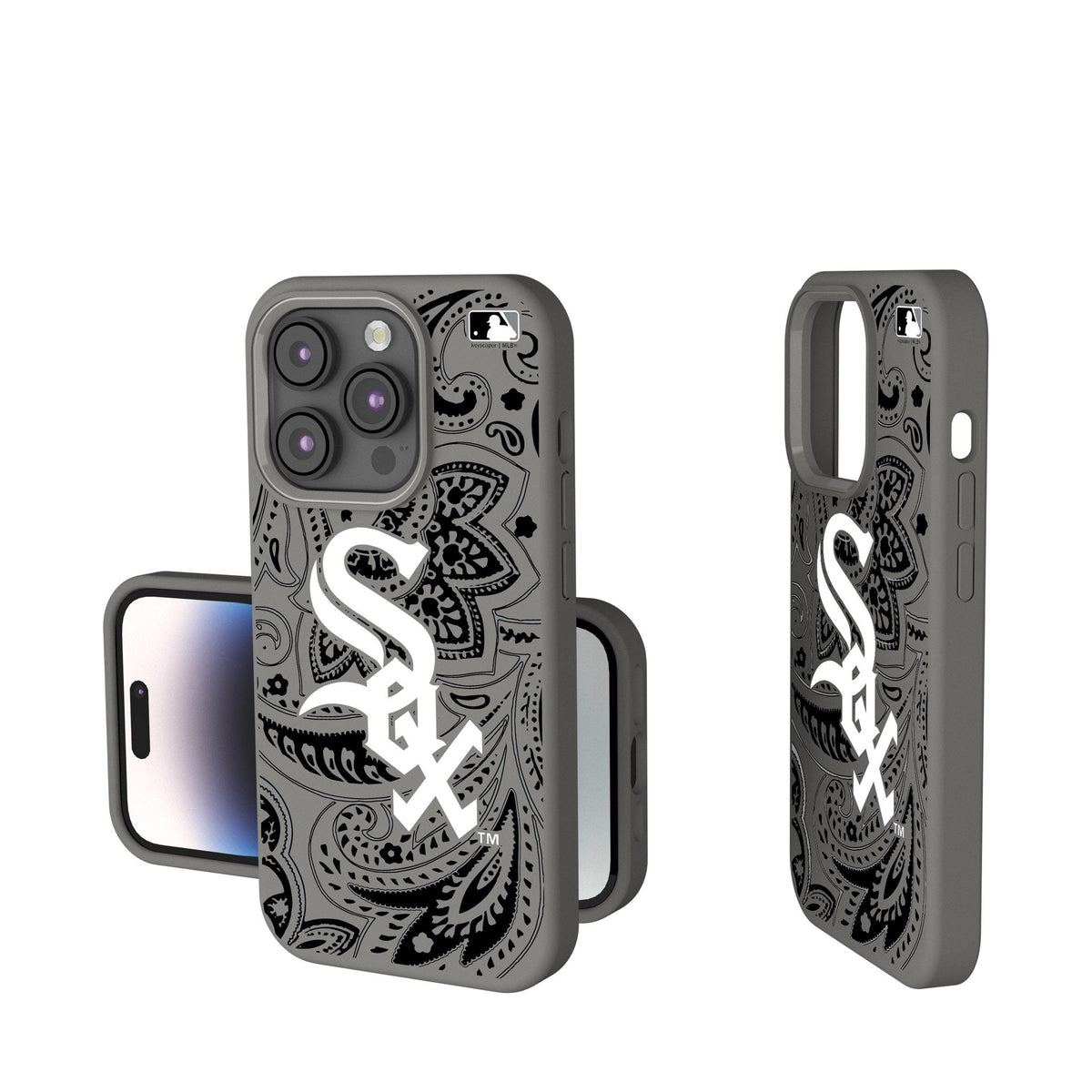 Chicago White Sox Paisley Soft Touch Phone Case 1