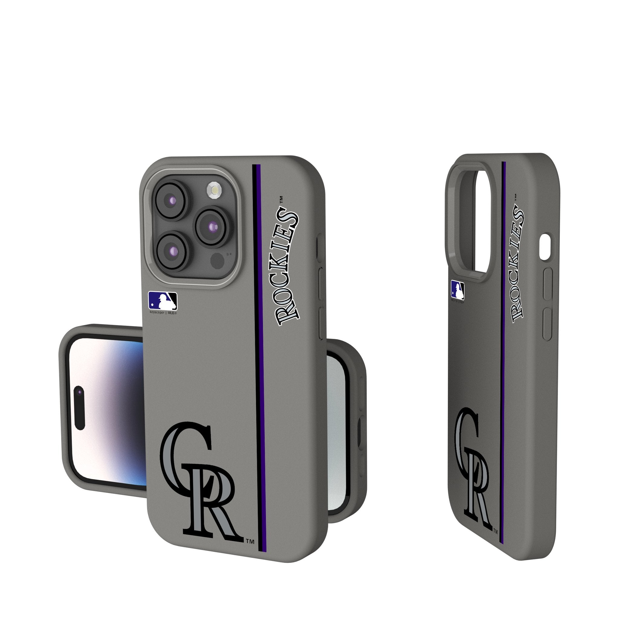 Colorado Rockies Sidebar Soft Touch Phone Case