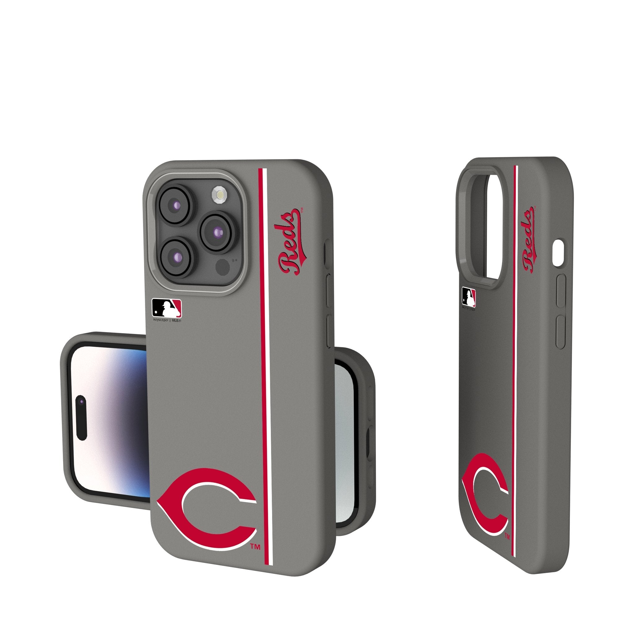 Cincinnati Reds Sidebar Soft Touch Phone Case 1
