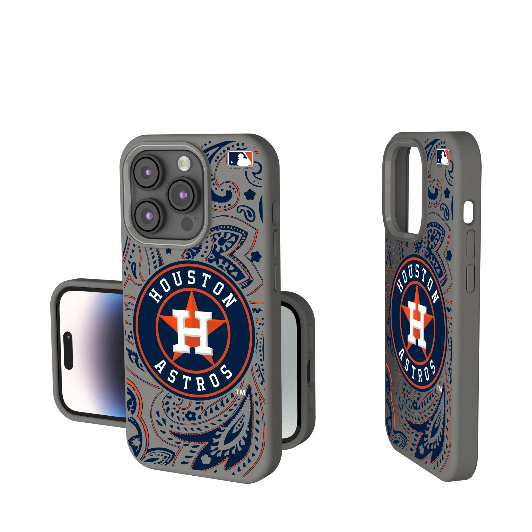 Houston Astros Paisley Soft Touch Phone Case 1