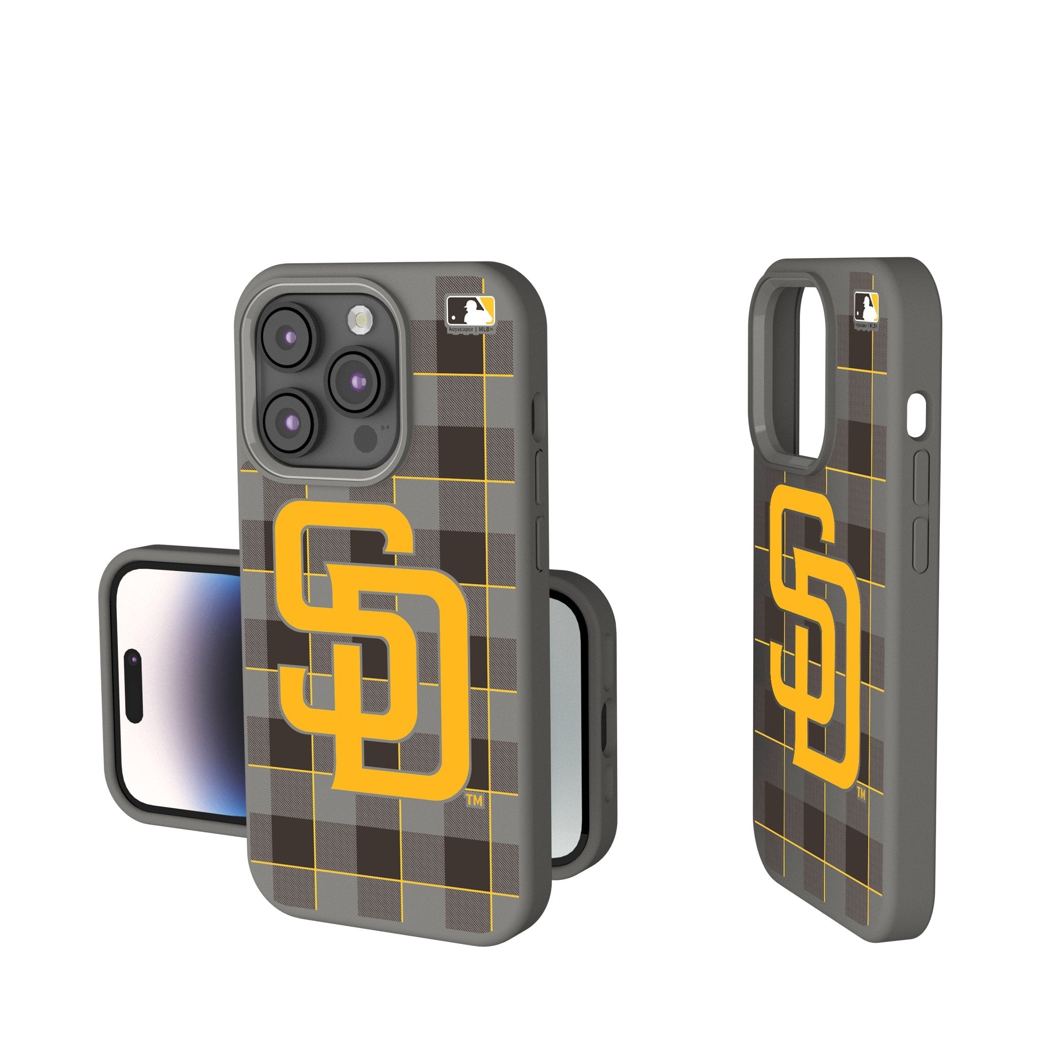 San Diego Padres Plaid Soft Touch Phone Case