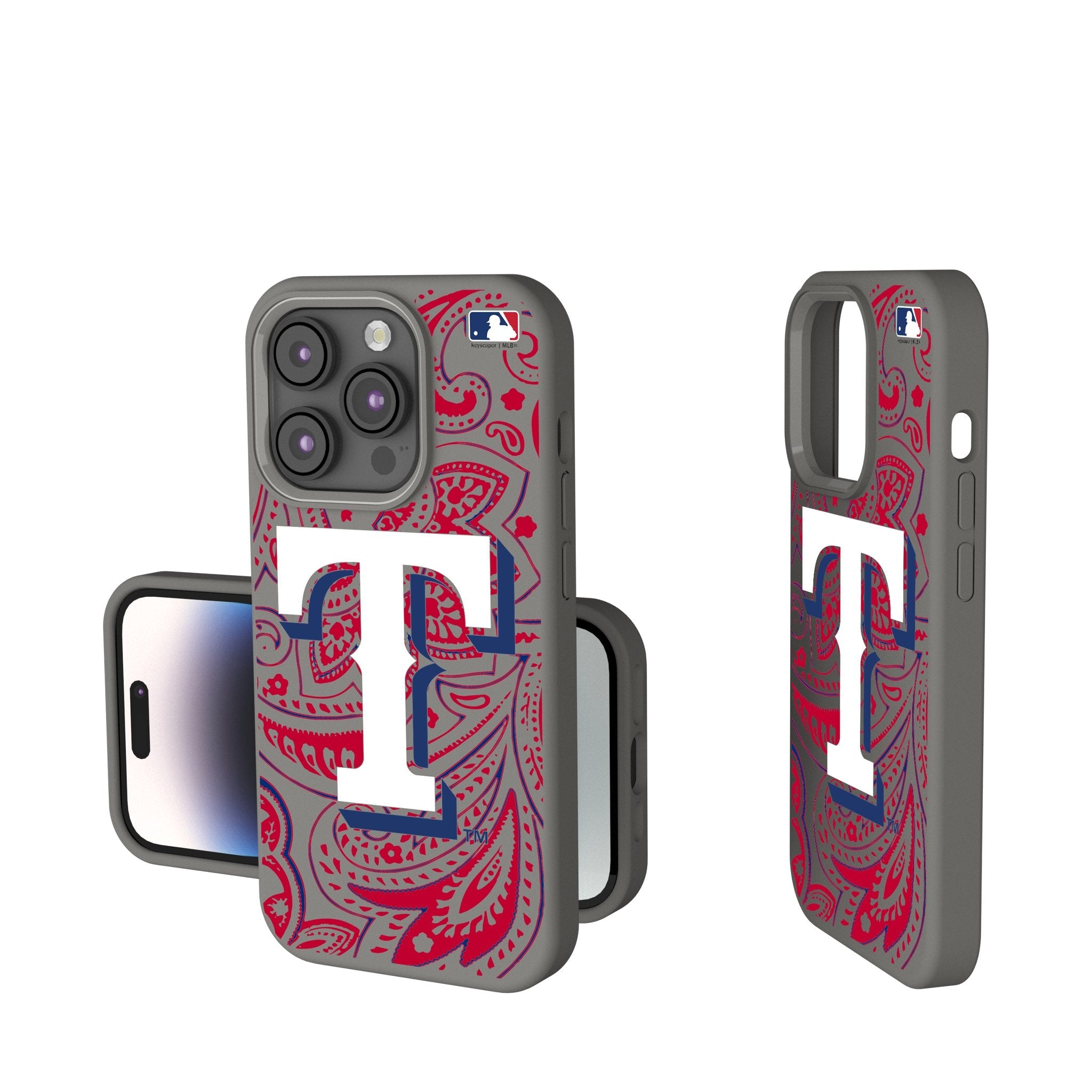 Texas Rangers Paisley Soft Touch Phone Case for Apple iPhone