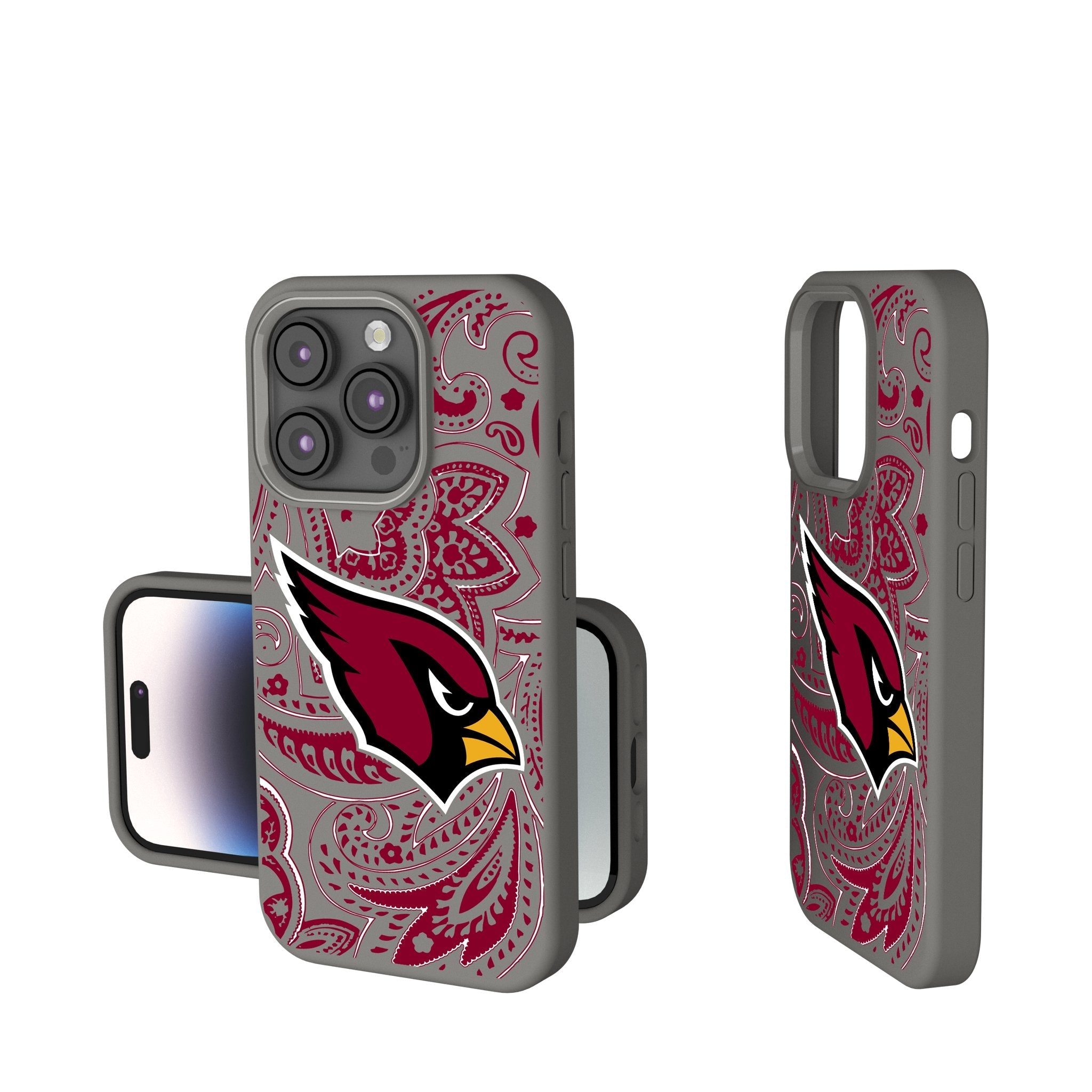 Arizona Cardinals Paisley Soft Touch Phone Case