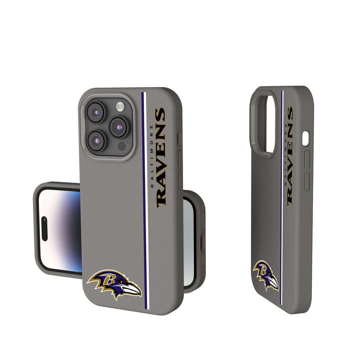 Baltimore Ravens Sidebar Soft Touch Phone Case